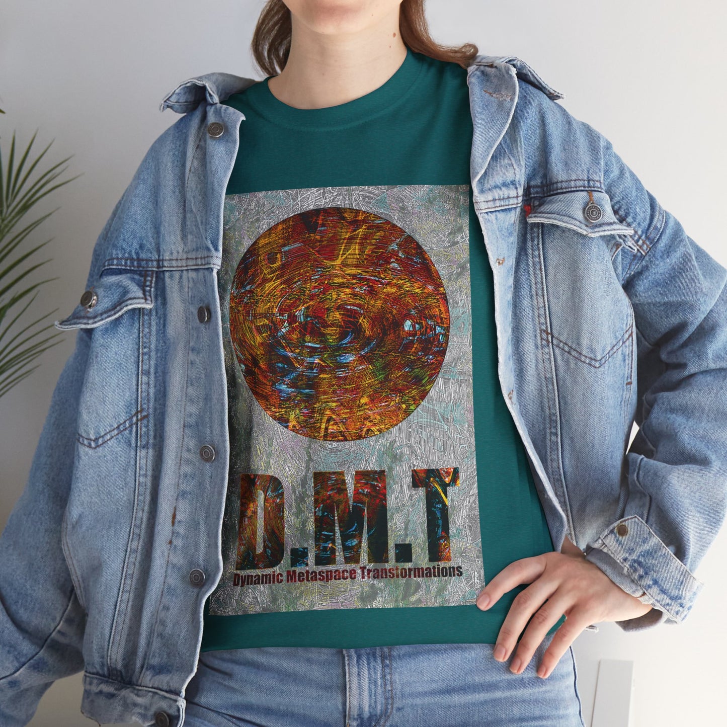 Unisex Heavy Cotton Tee - DMT Spheres No.1