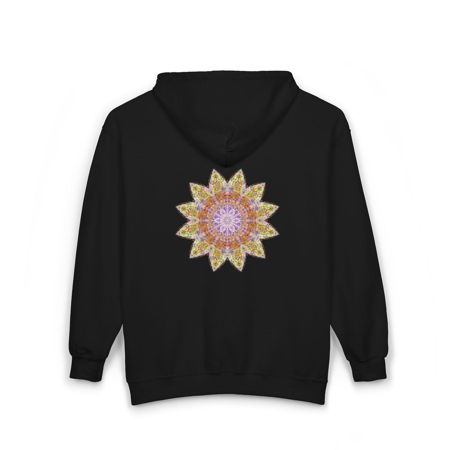 Unisex Heavy Blend™ Full Zip Hooded Sweatshirt - Love Light Mandalas No.14