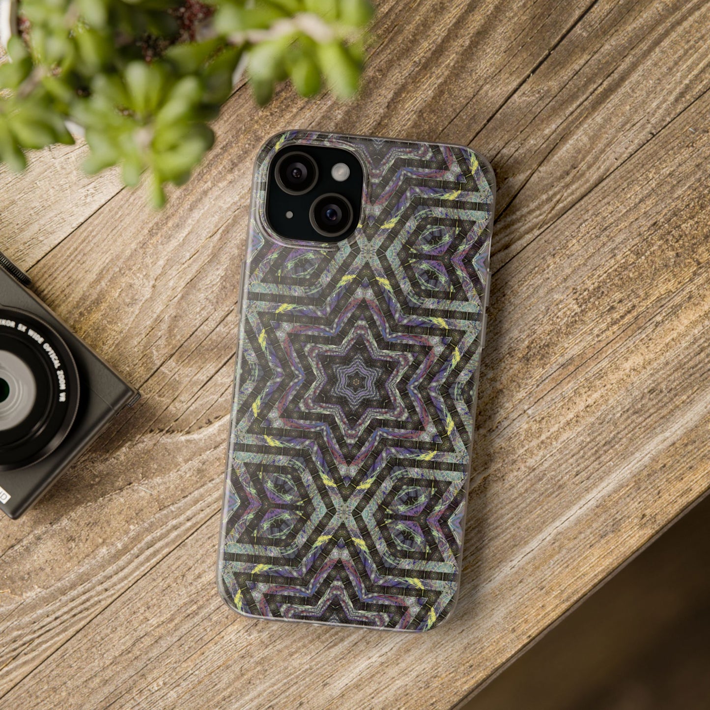 iPhone 15 Flexi Case - P5 Kaleidoscopic No.1