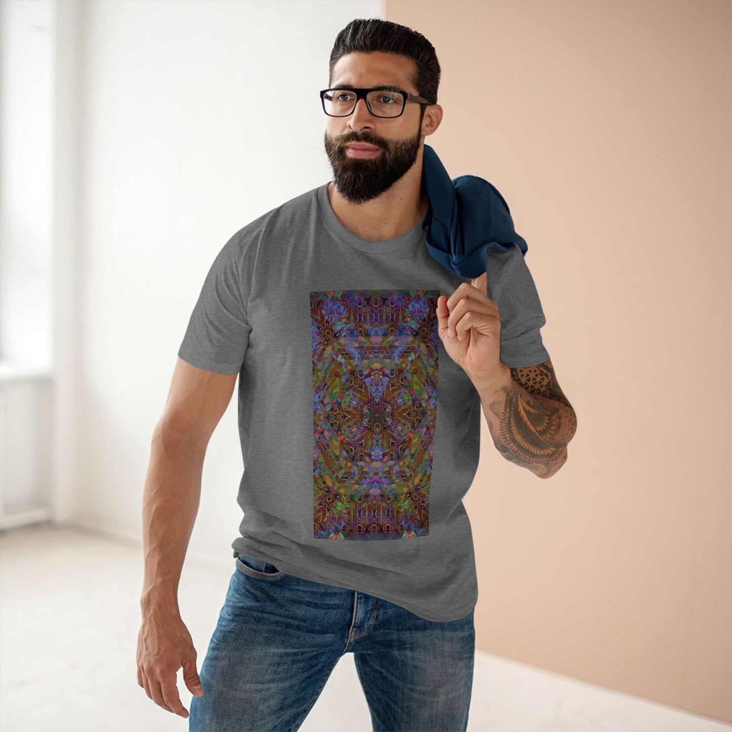 Men's Staple Tee - Mandala Series No.14