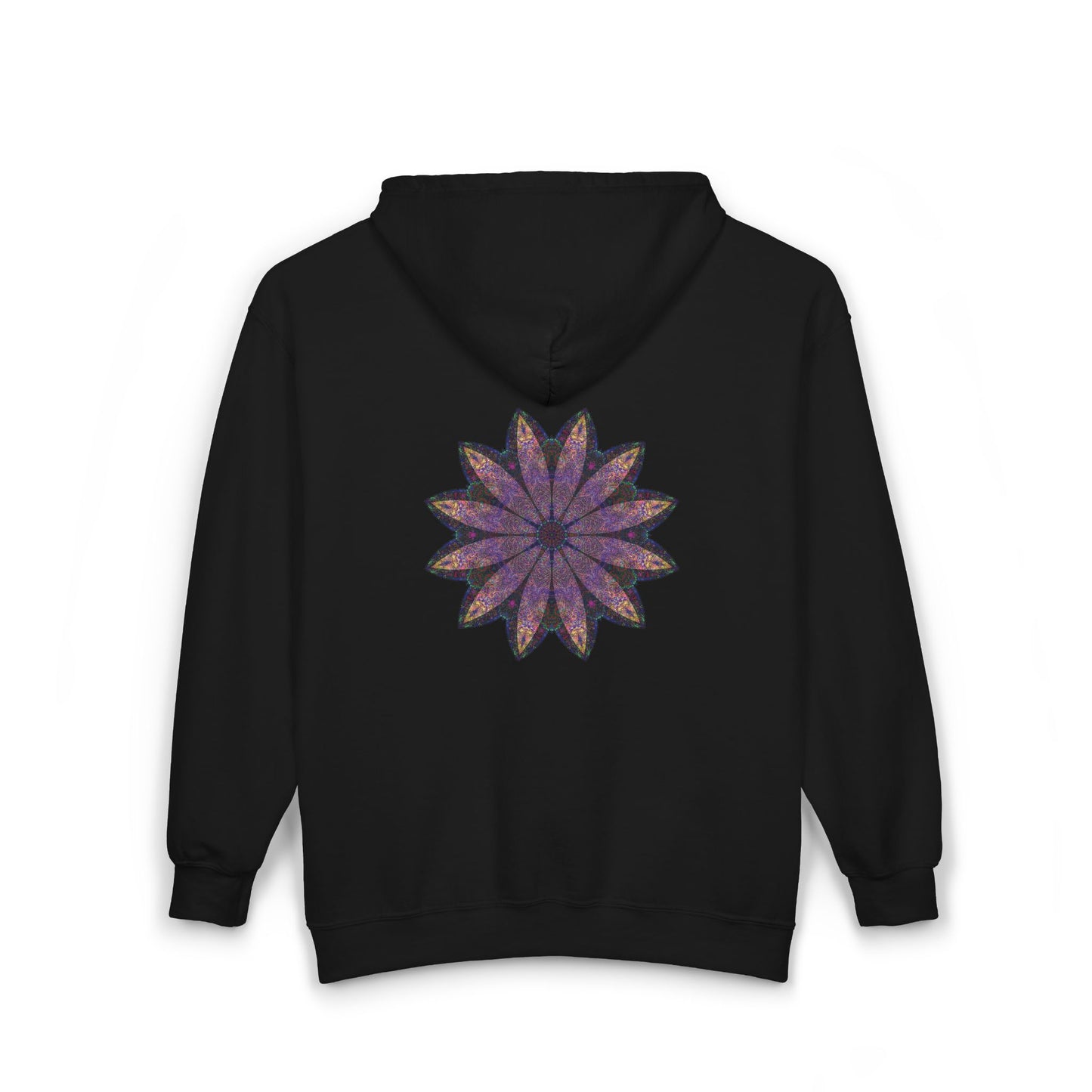 Unisex Heavy Blend™ Full Zip Hooded Sweatshirt - Love Light Mandalas No.24