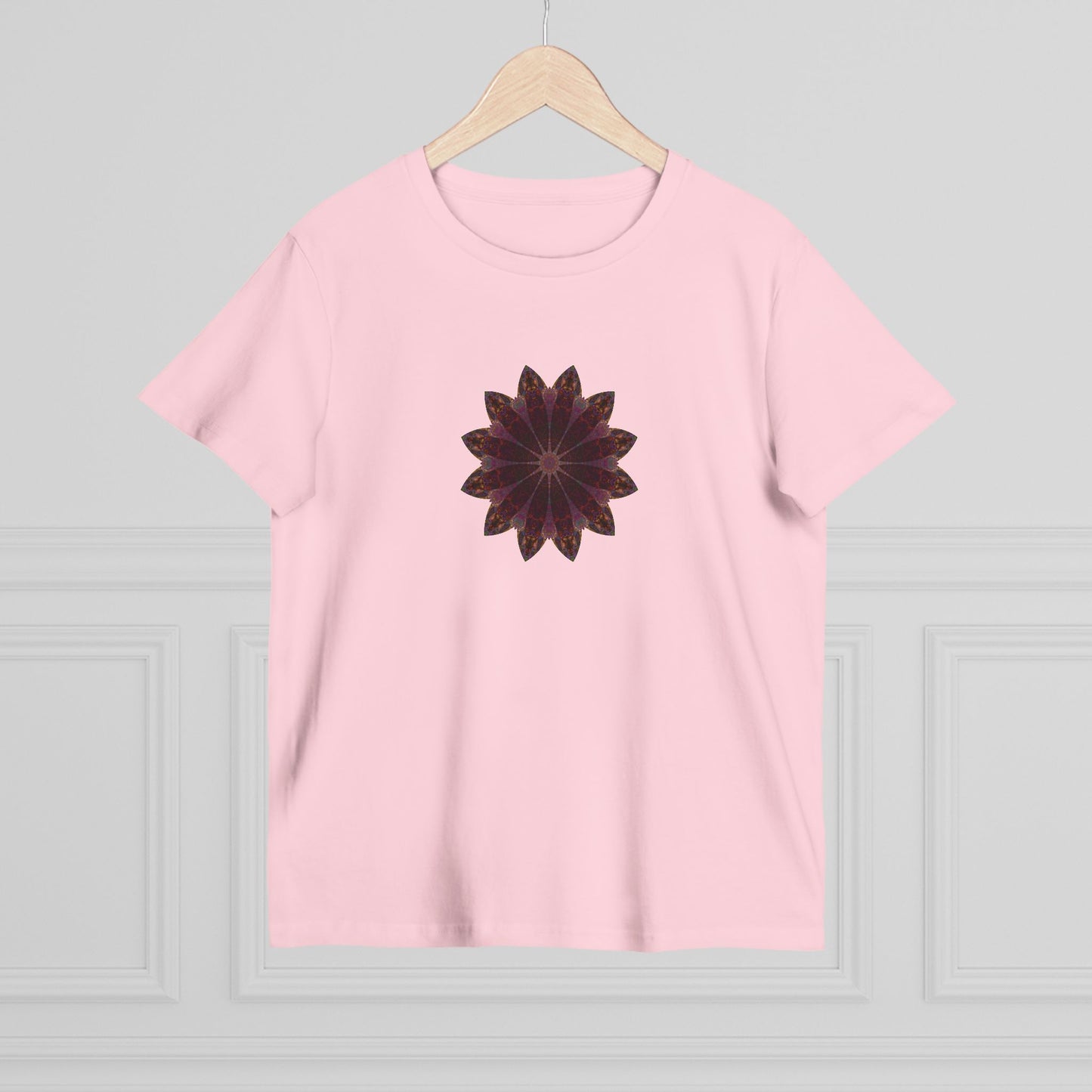 Women’s Maple Tee - Love Light Mandalas No.5