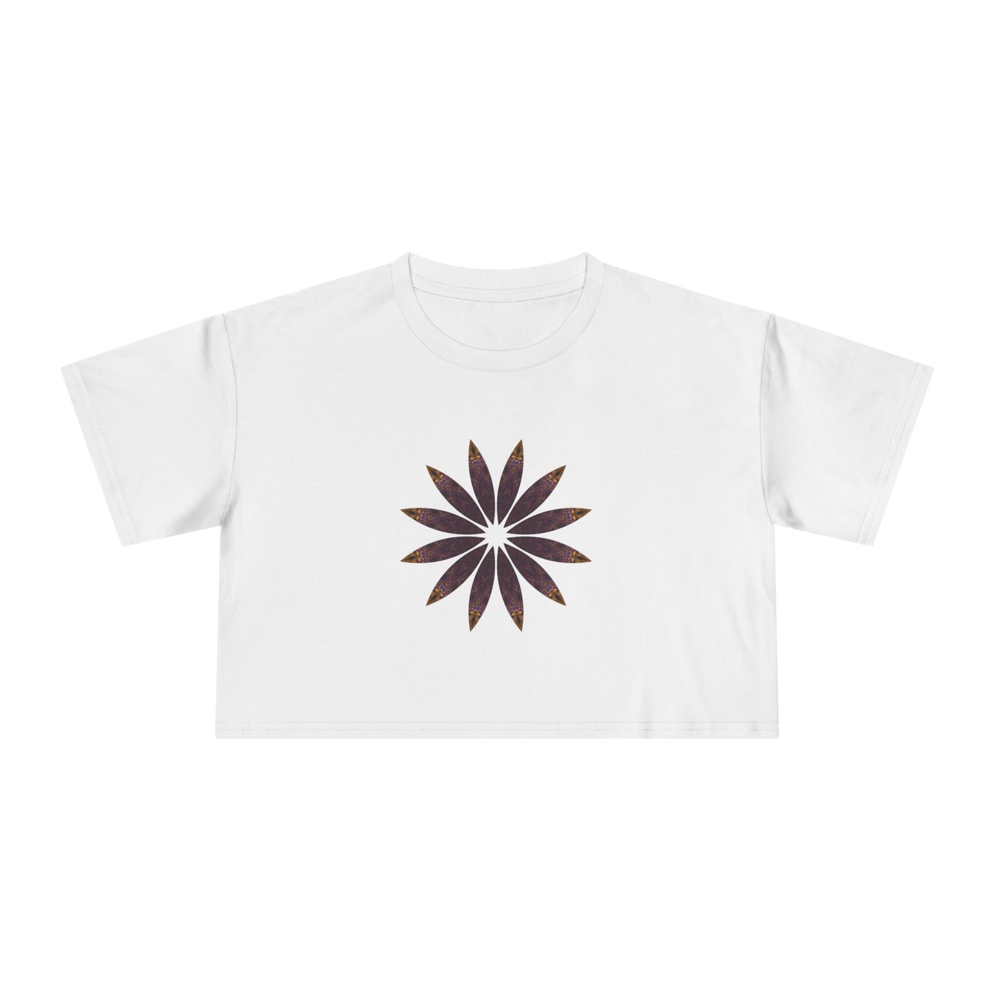 Women's Cropped Tee - Love Light Mandalas No.2