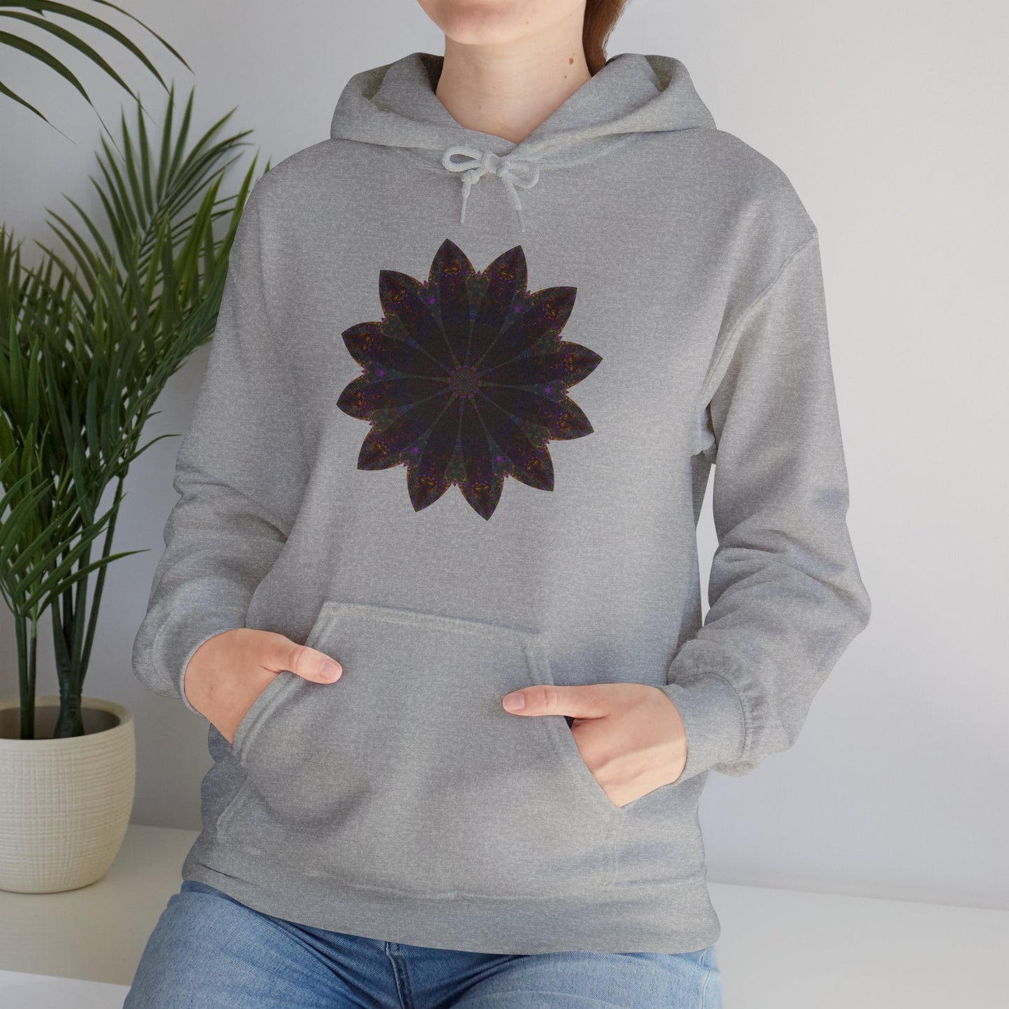Unisex Heavy Blend™ Hooded Sweatshirt - Love Light Mandalas No.10