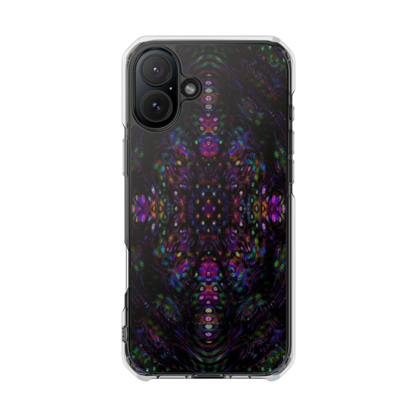 iPhone 16 Magnetic Clear Impact Case - DMT Scribe Tiles No.3