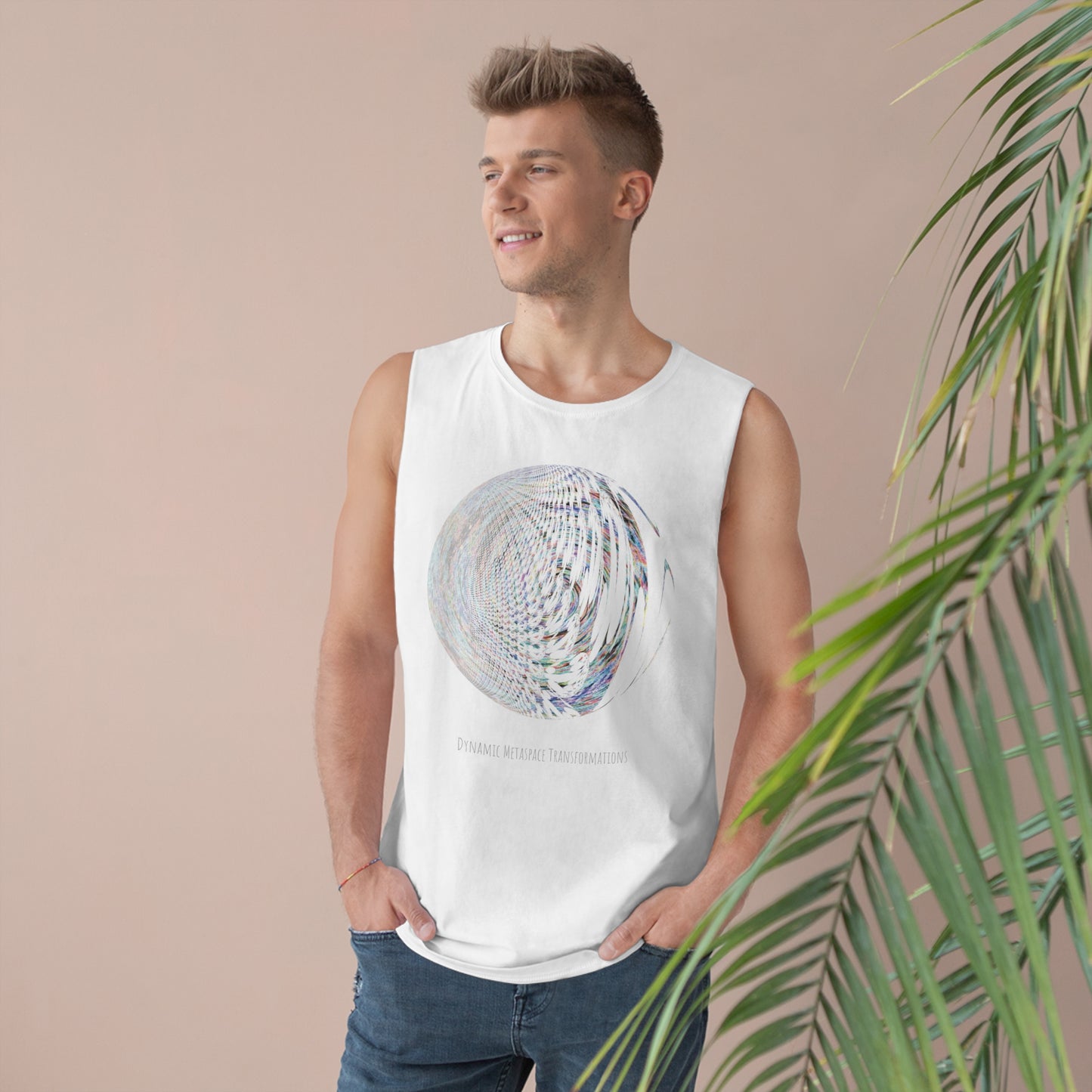Unisex Barnard Tank - Fractal Moon No.2
