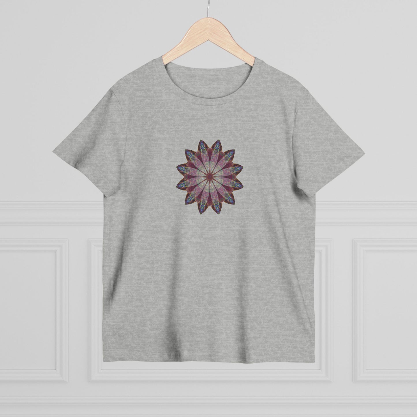 Women’s Maple Tee - Love Light Mandalas No.9