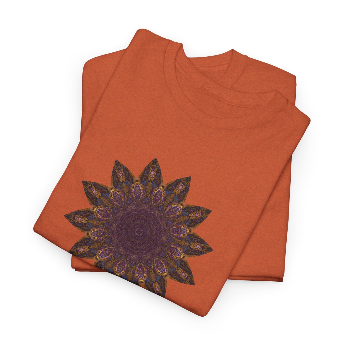 Unisex Heavy Cotton Tee - Love Light Mandalas No.1
