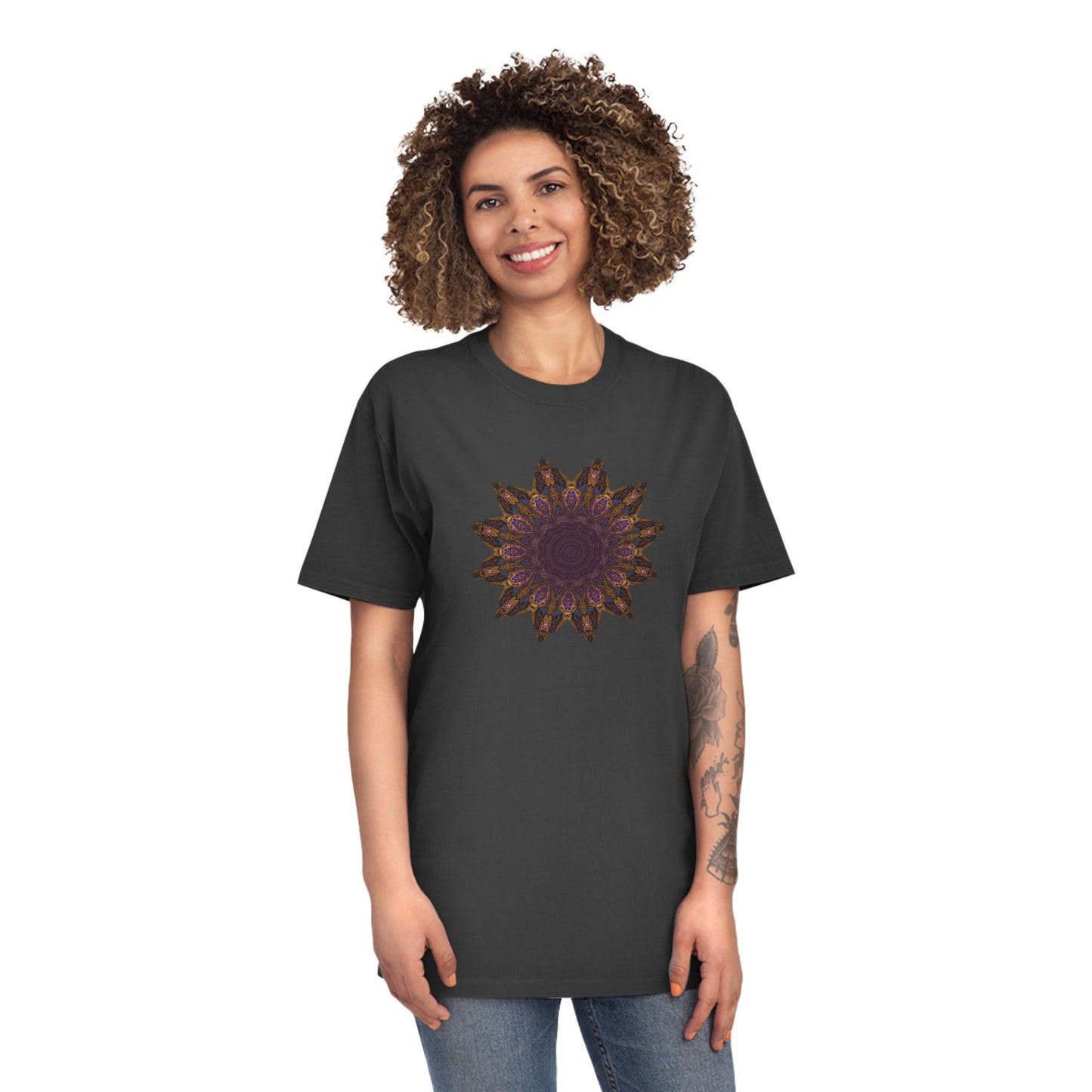 Unisex Faded Shirt - Love Light Mandalas No.1