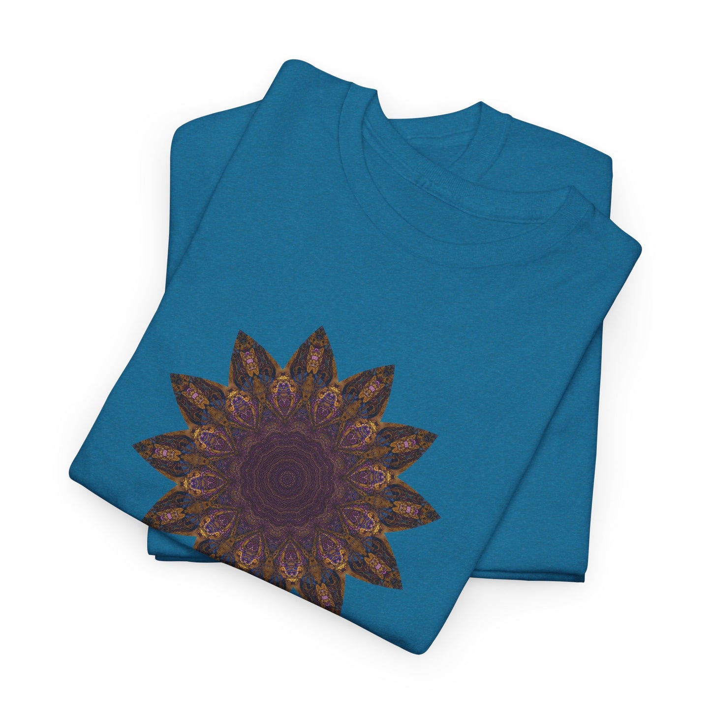 Unisex Heavy Cotton Tee - Love Light Mandalas No.1