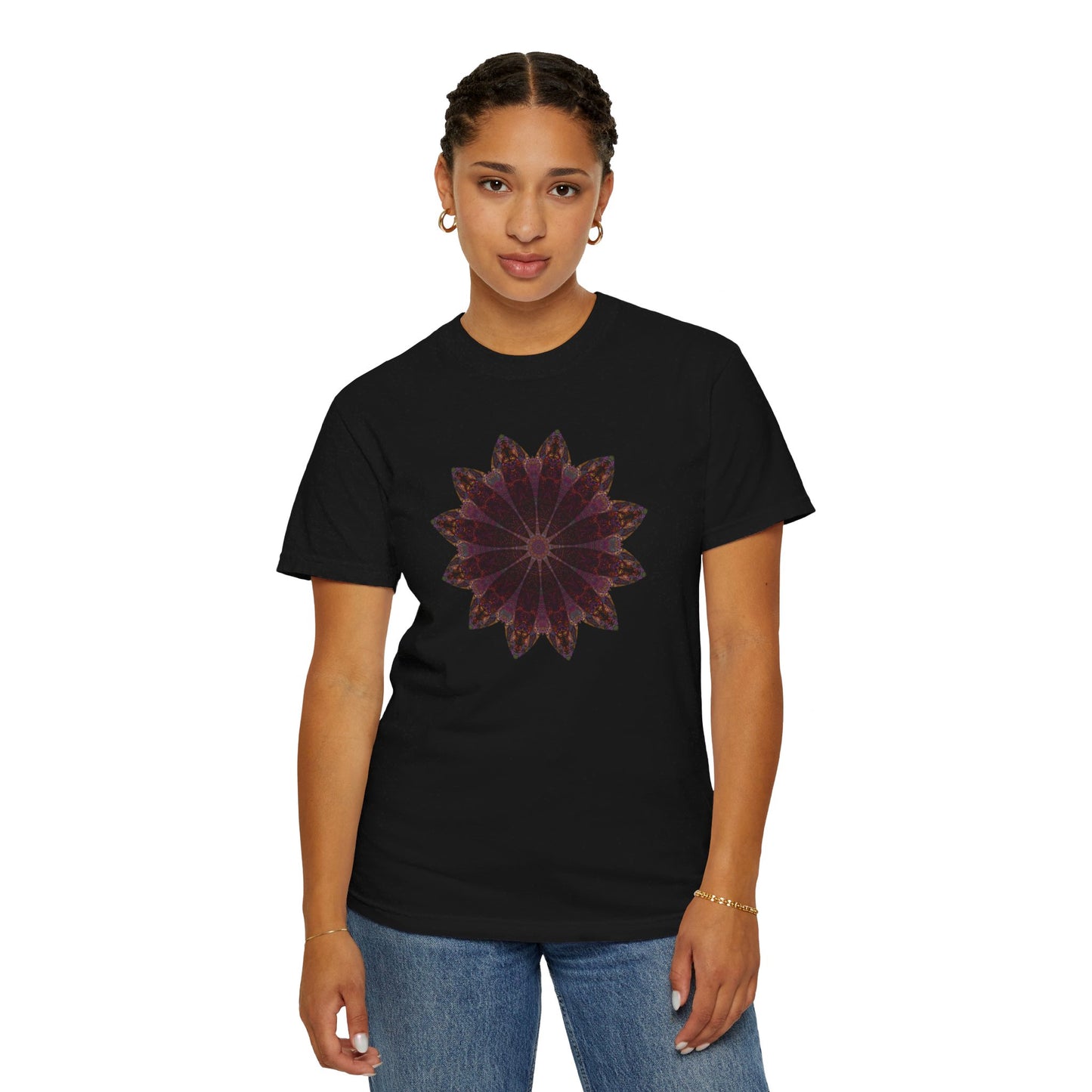 Unisex Garment-Dyed T-shirt - Love Light Mandalas No.5