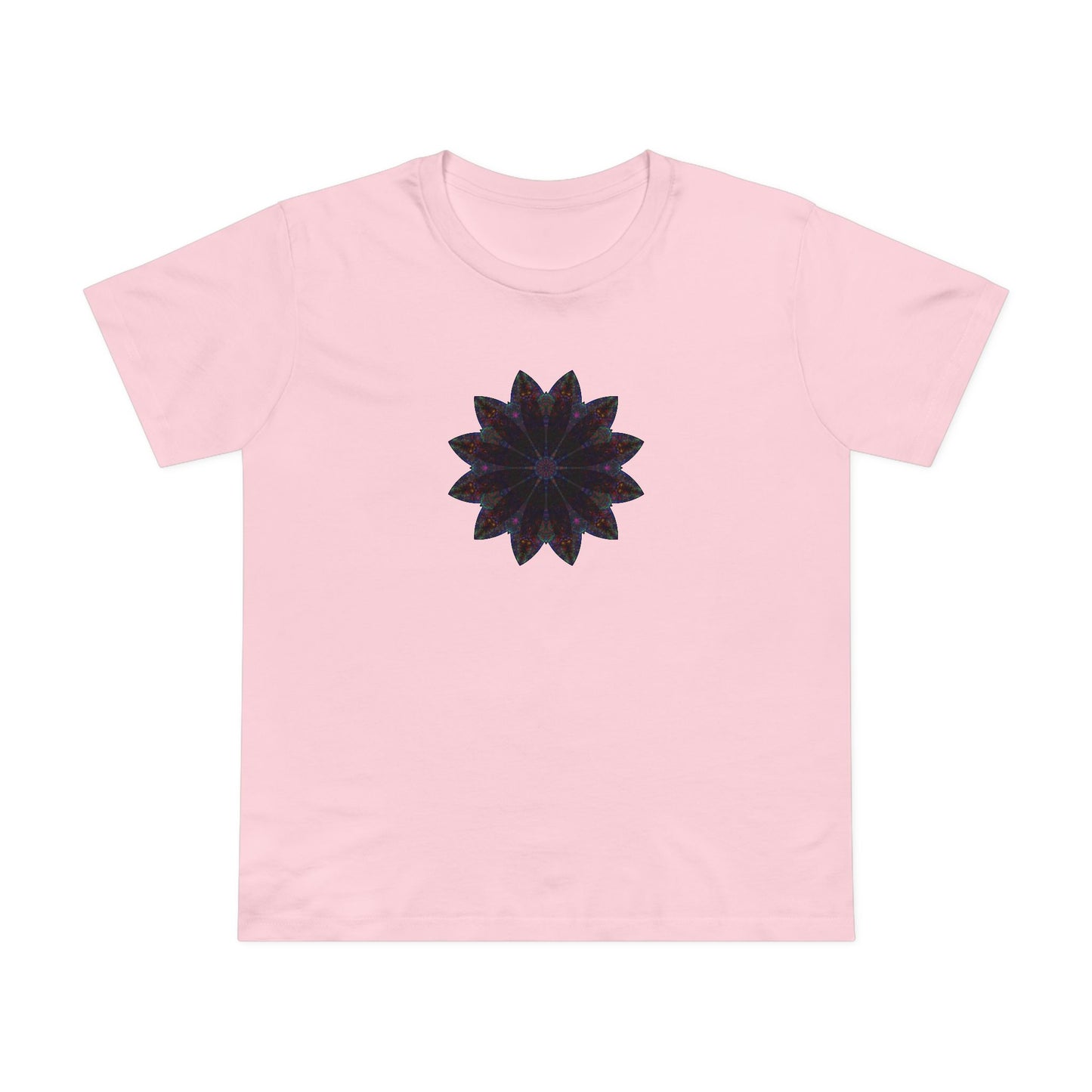 Women’s Maple Tee - Love Light Mandalas No.25