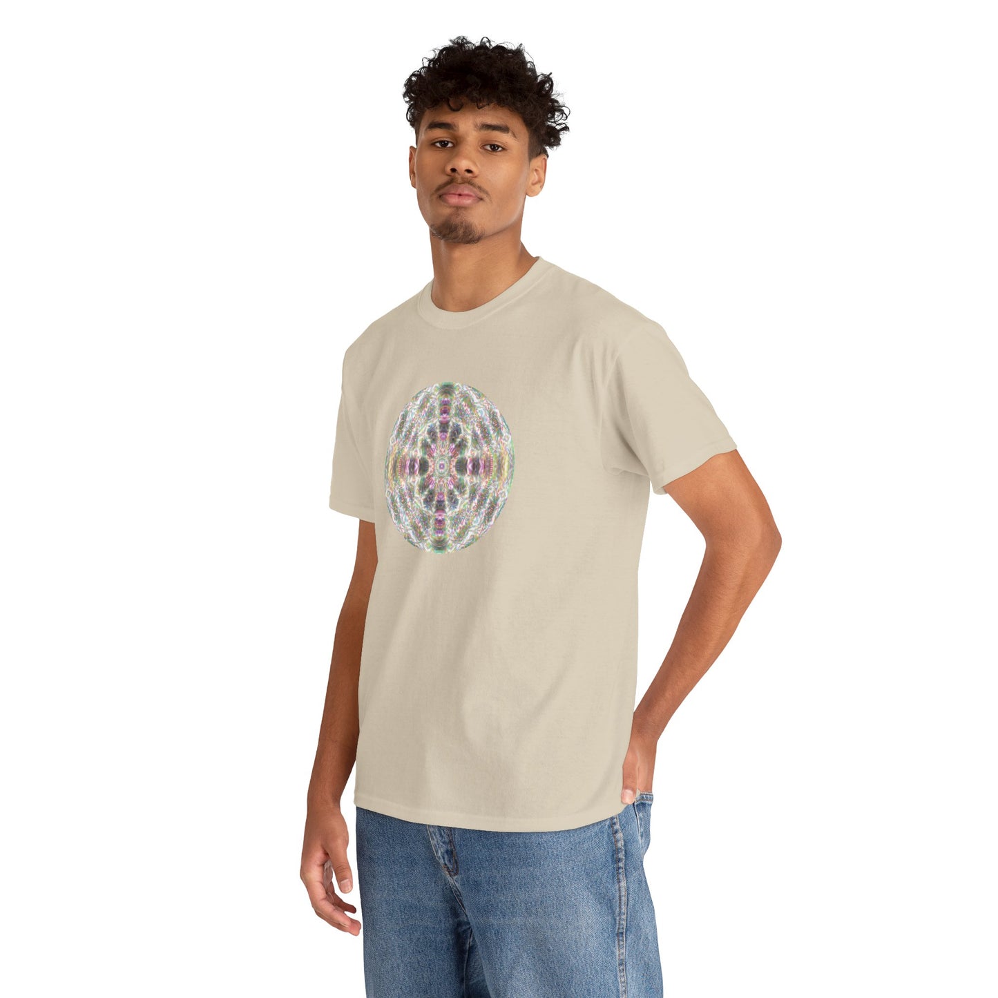 Unisex Heavy Cotton Tee - DMT Scribe Spheres No.7