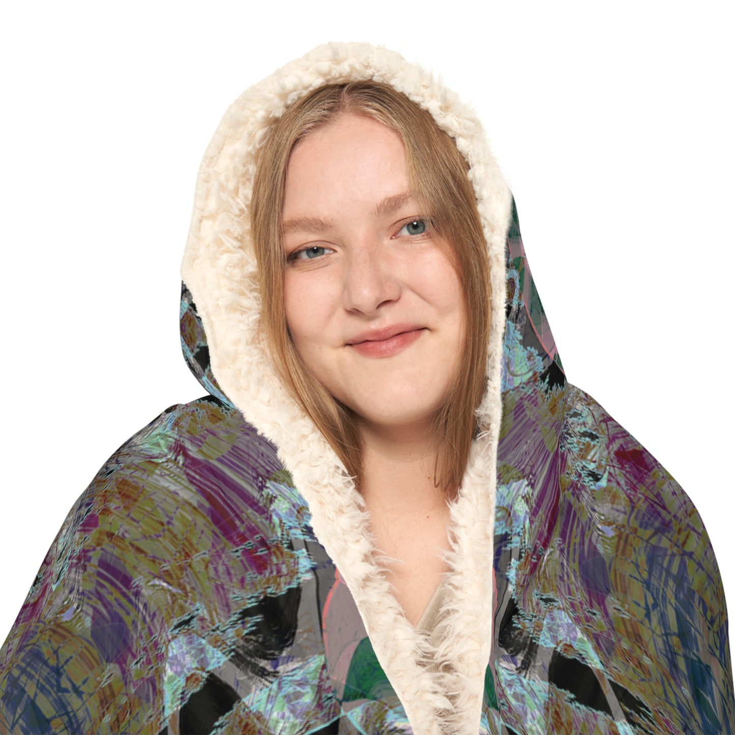 Snuggle Blanket - Love Light Fractals No.5
