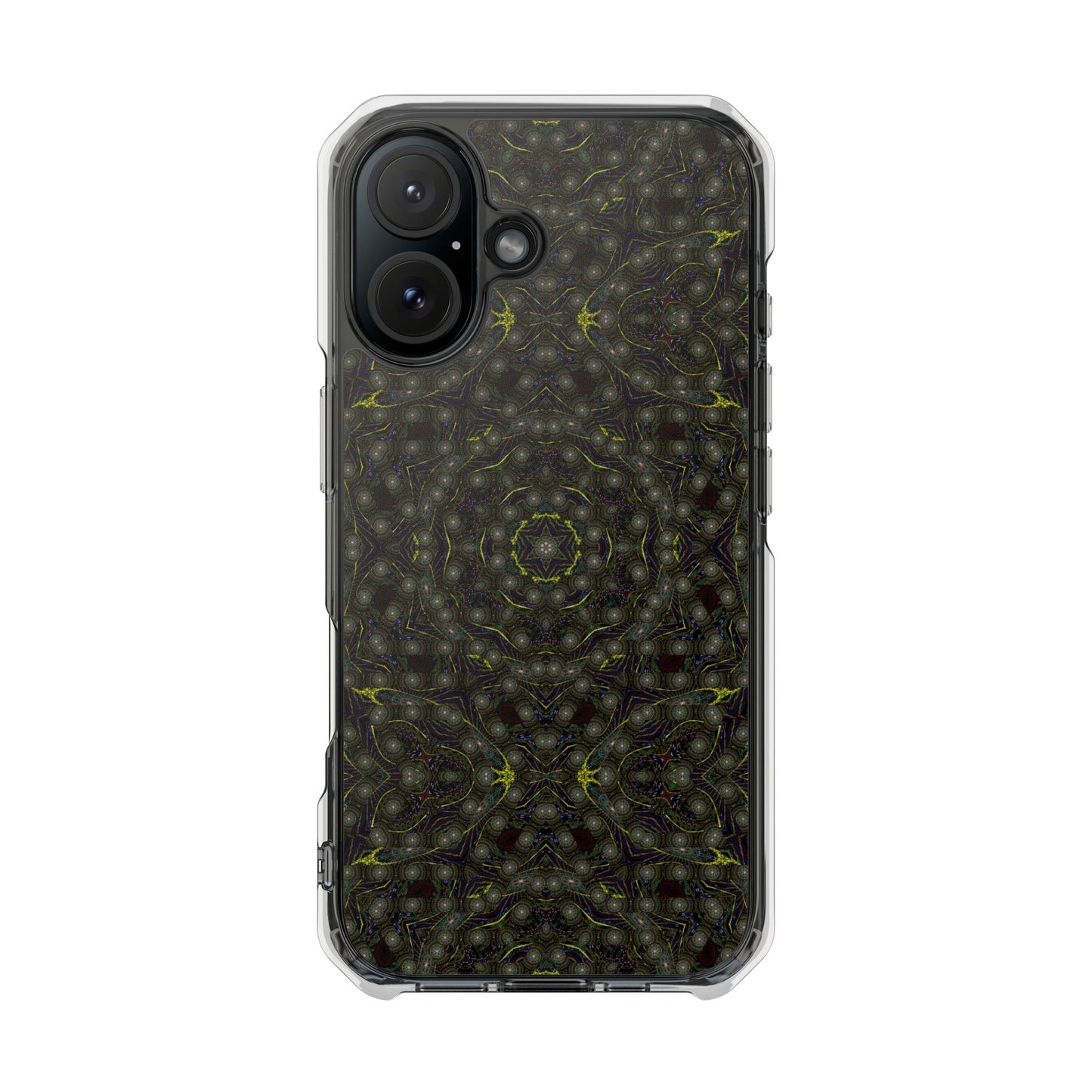 iPhone 16 Magnetic Clear Impact Case - P5 Kaleidoscopic No.2