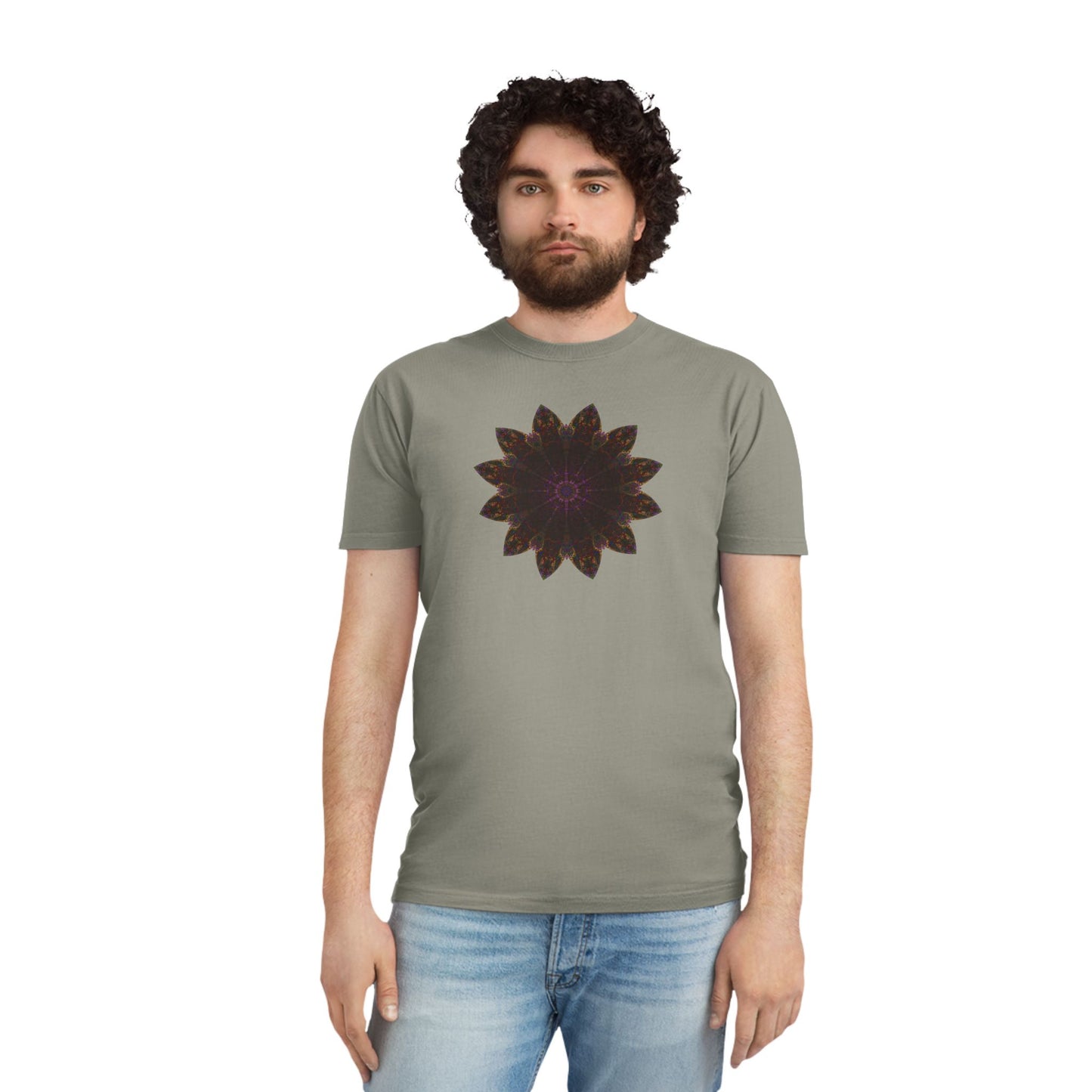 Unisex Faded Shirt - Love Light Mandalas No.12