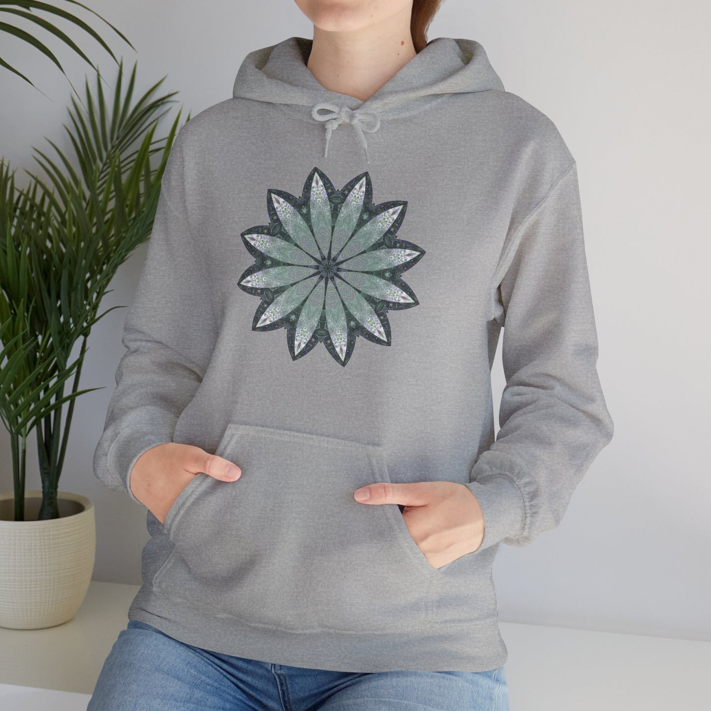 Unisex Heavy Blend™ Hooded Sweatshirt - Love Light Mandalas No.22