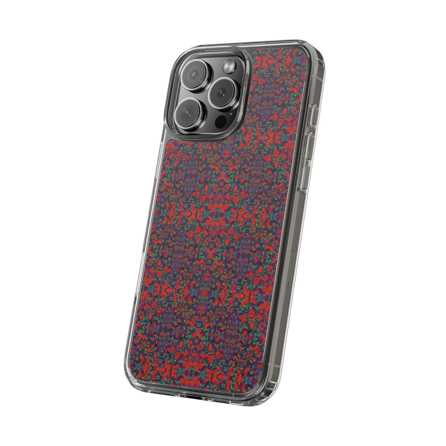 iPhone 16 Clear Case – Hidden Weave Series No.25