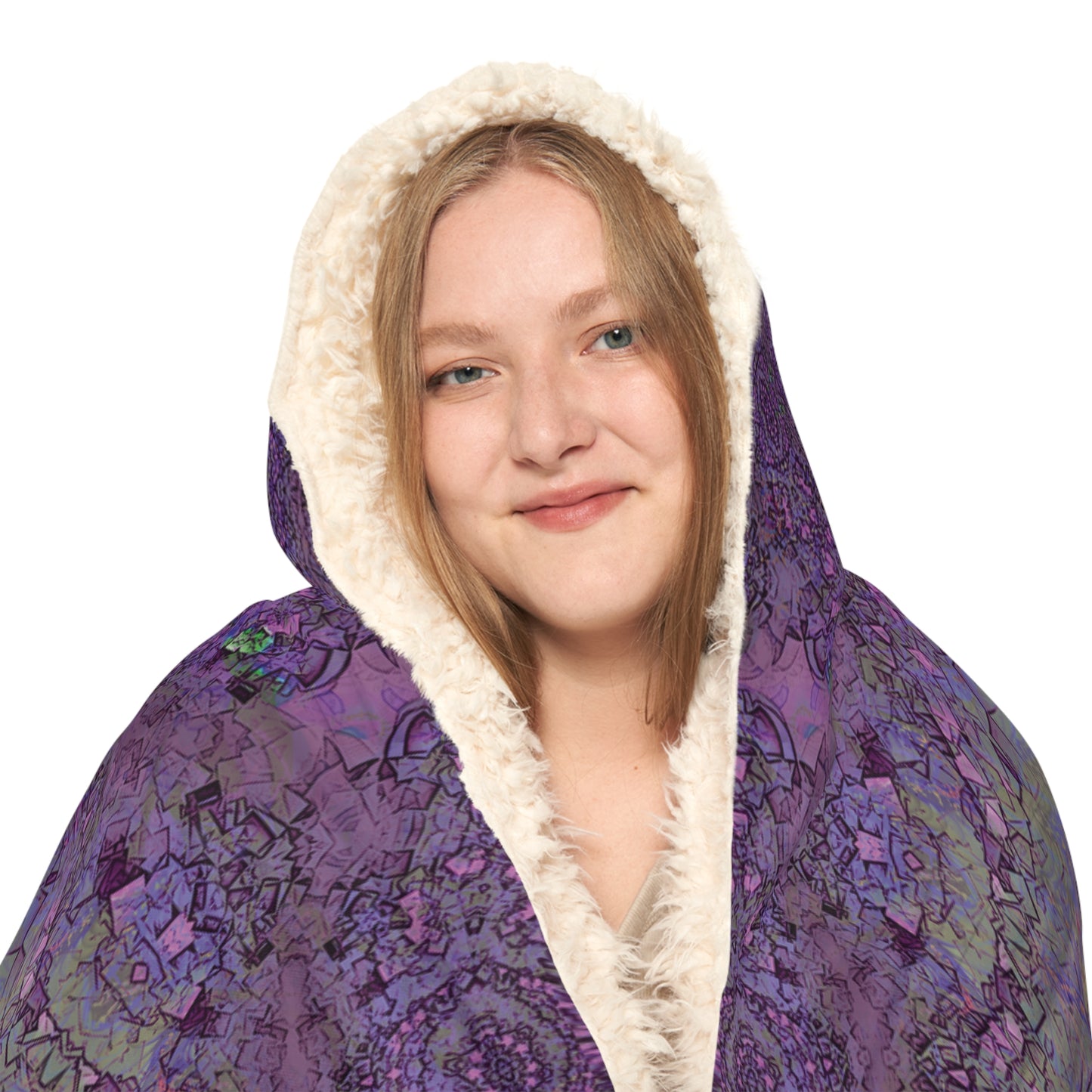 Snuggle Blanket - Love Light Fractals No.13