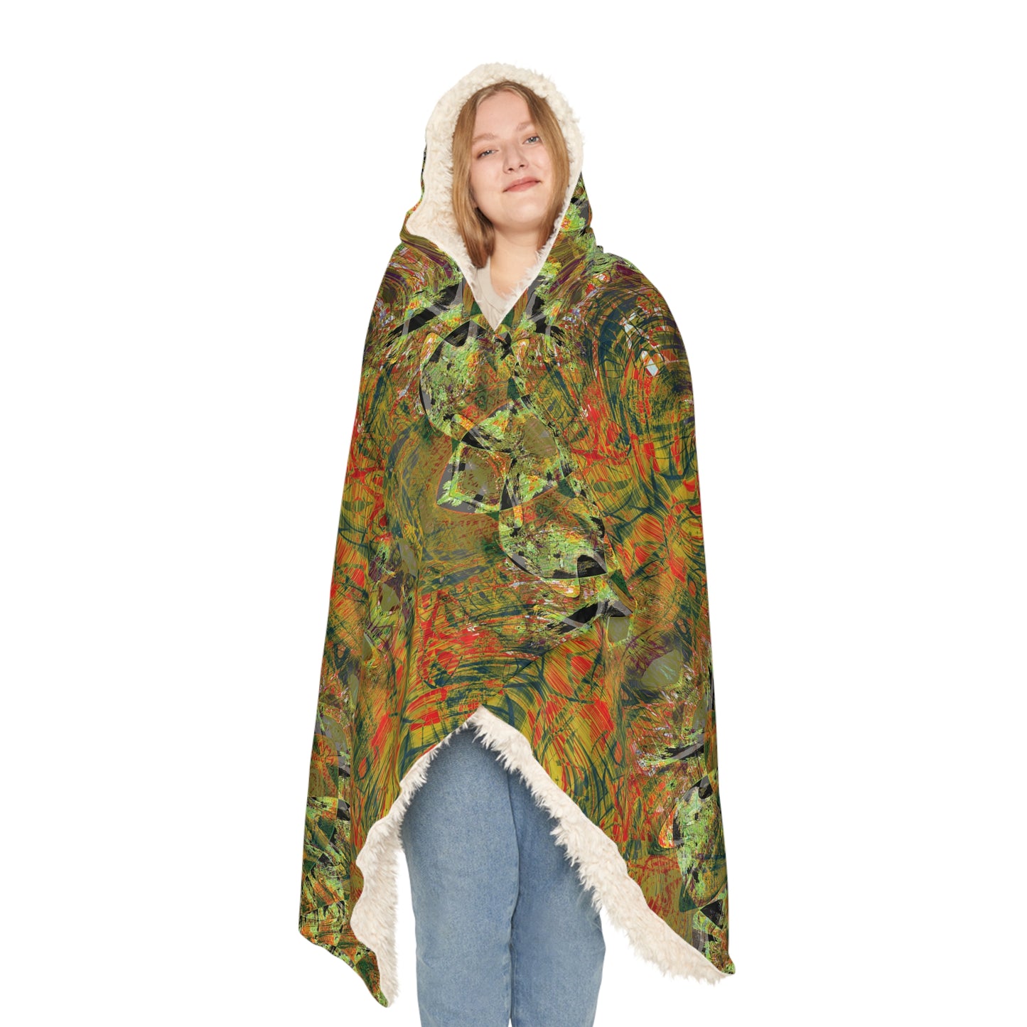 Snuggle Blanket - Love Light Fractals No.4