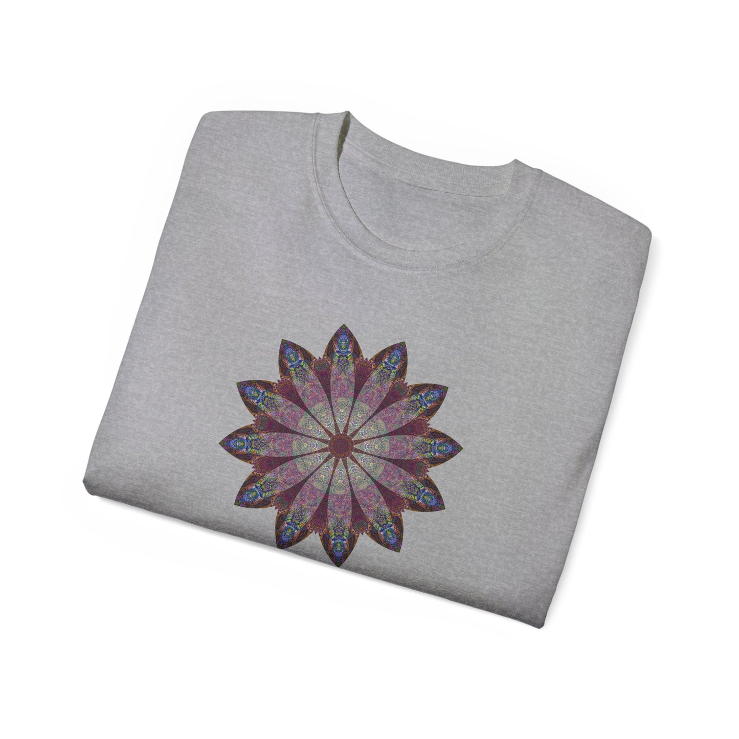 Unisex Ultra Cotton Tee - Love Light Mandalas No.9
