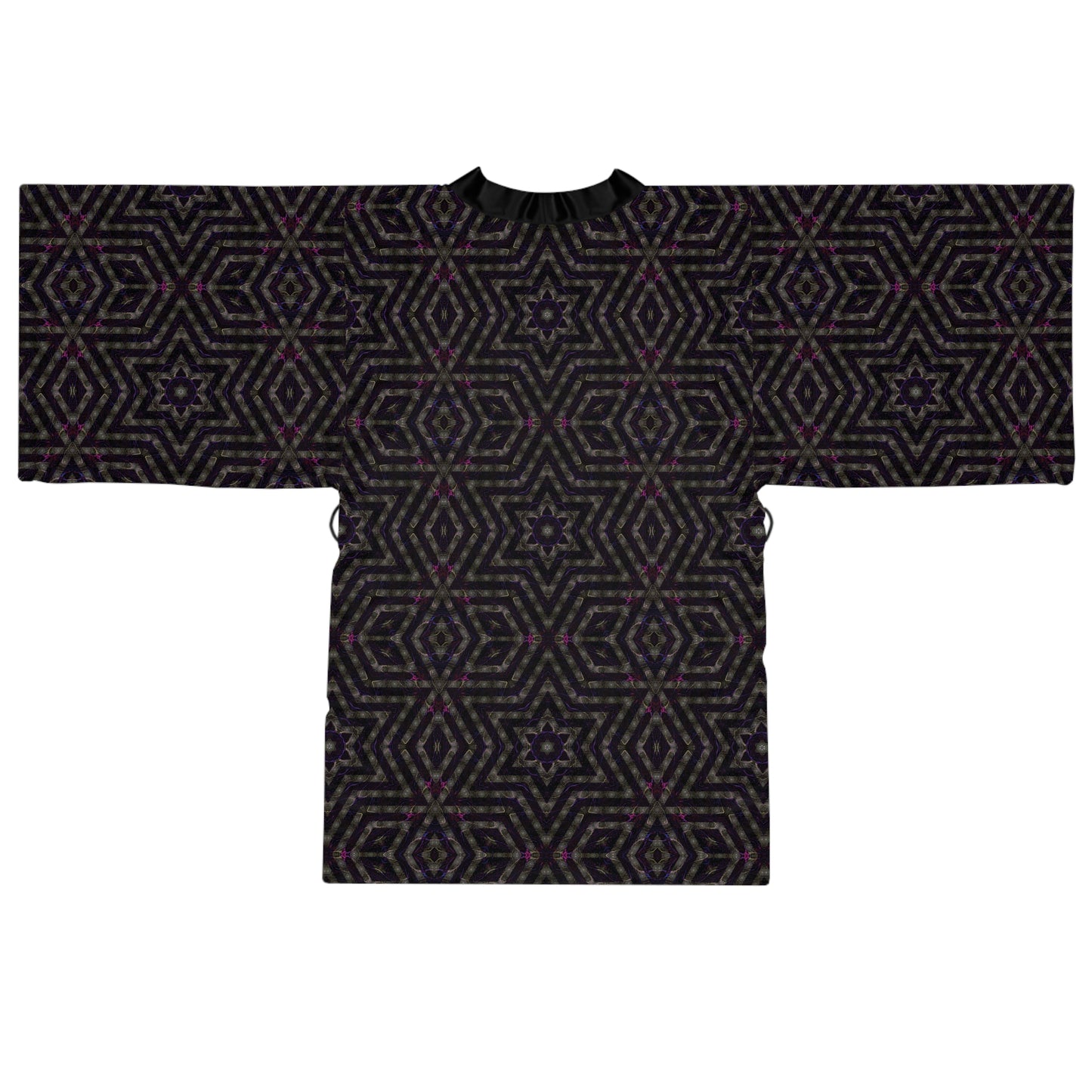 Long Sleeve Kimono Robe - P5 Kaleidoscopic No.14