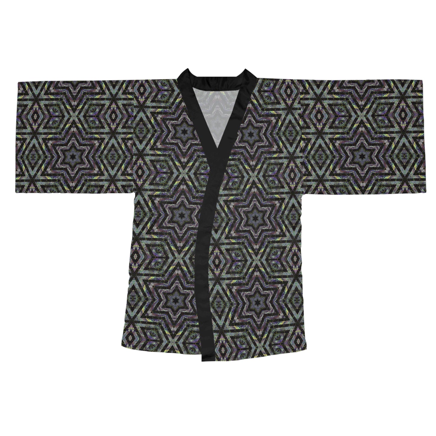 Long Sleeve Kimono Robe - P5 Kaleidoscopic No.5