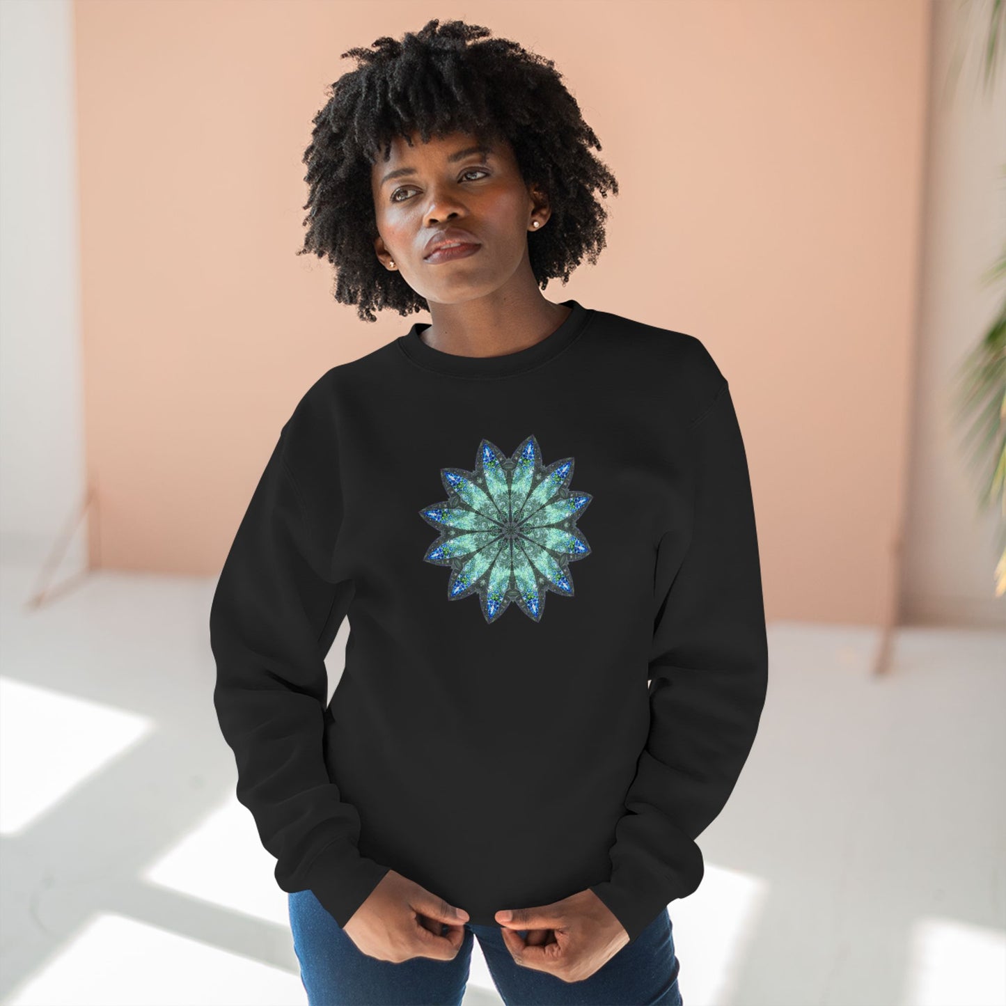Unisex Crewneck Sweatshirt - Love Light Mandalas No.20