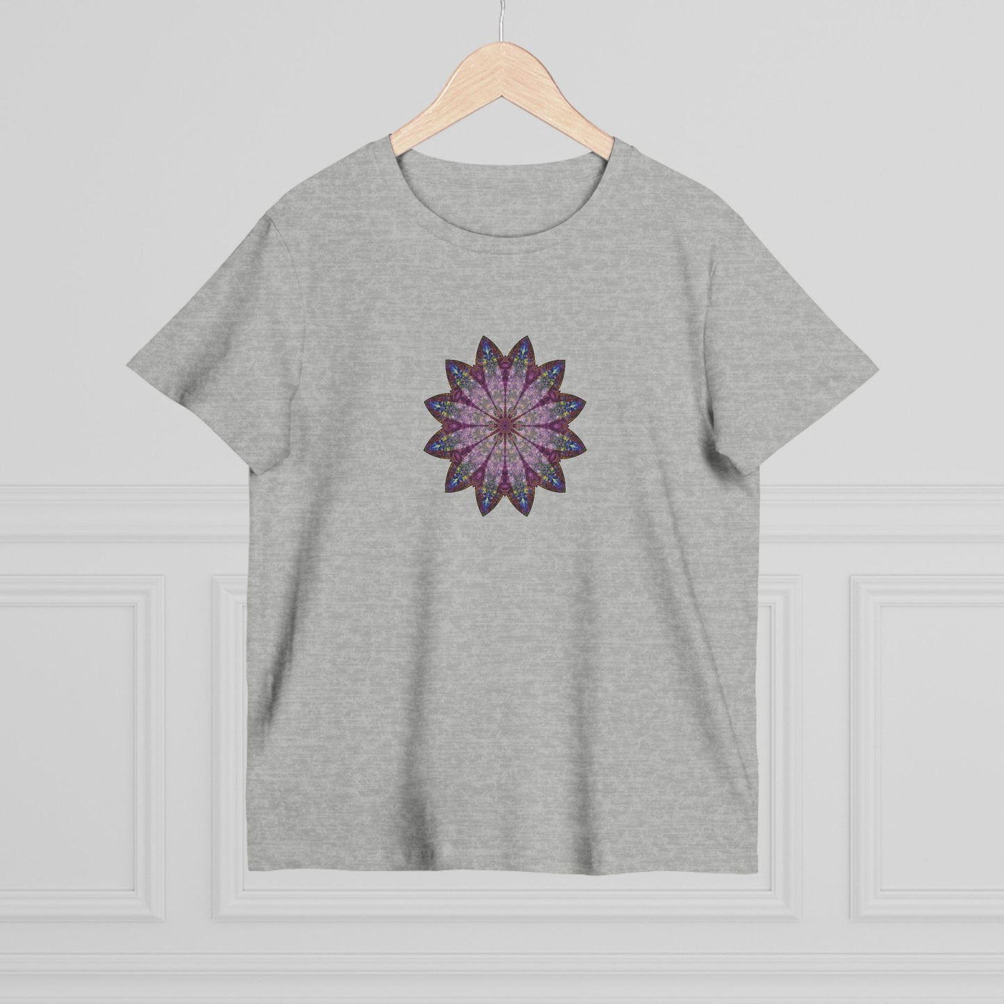 Women’s Maple Tee - Love Light Mandalas No.17