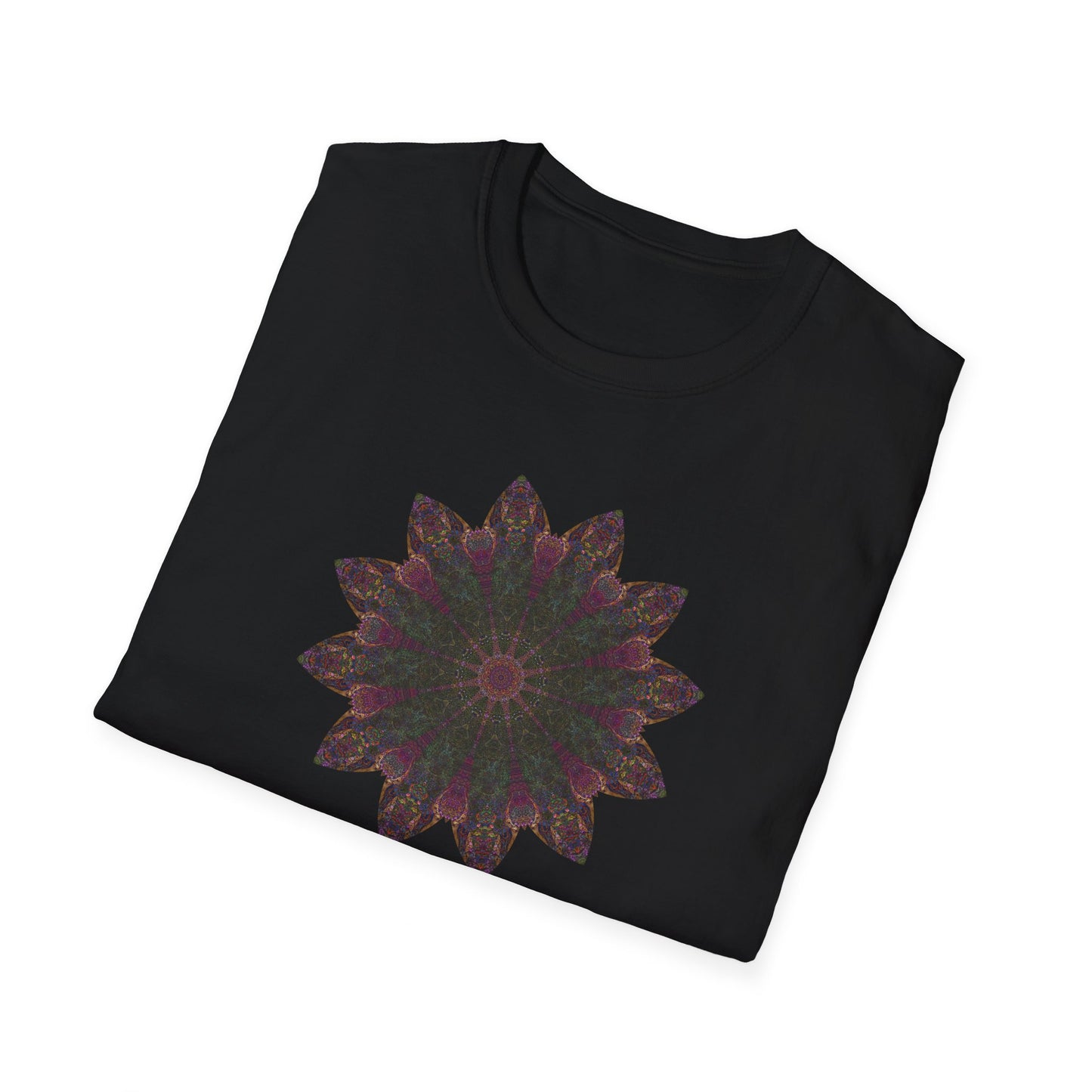 Unisex Softstyle T-Shirt - Love Light Mandalas No.7