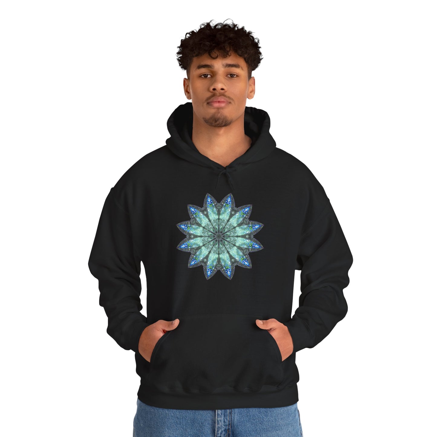 Unisex Heavy Blend™ Hooded Sweatshirt - Love Light Mandalas No.20