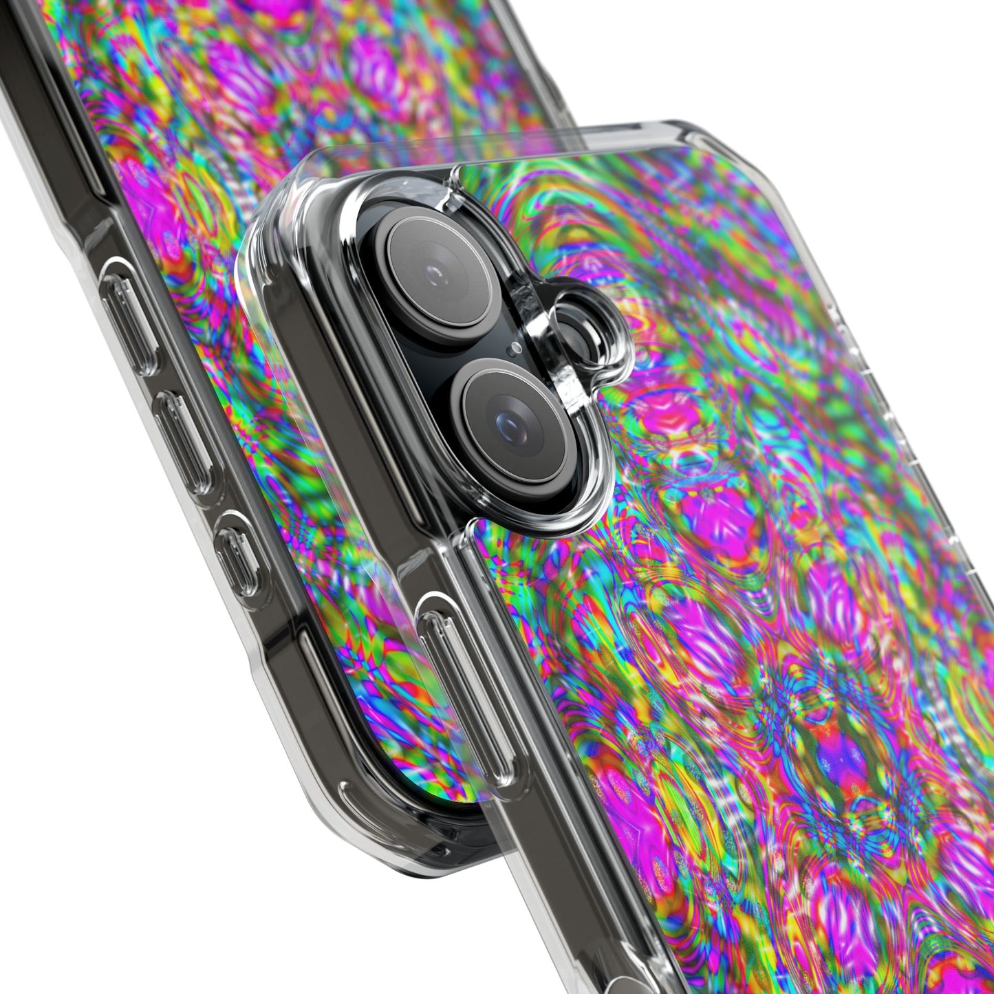 iPhone 16 Magnetic Clear Impact Case - DMT Scribe Tiles No.4