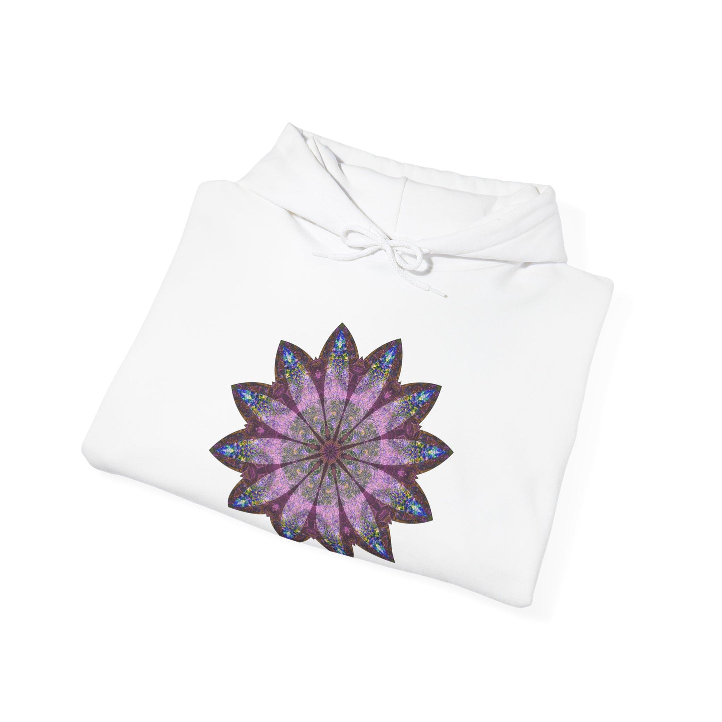 Unisex Heavy Blend™ Hooded Sweatshirt - Love Light Mandalas No.19