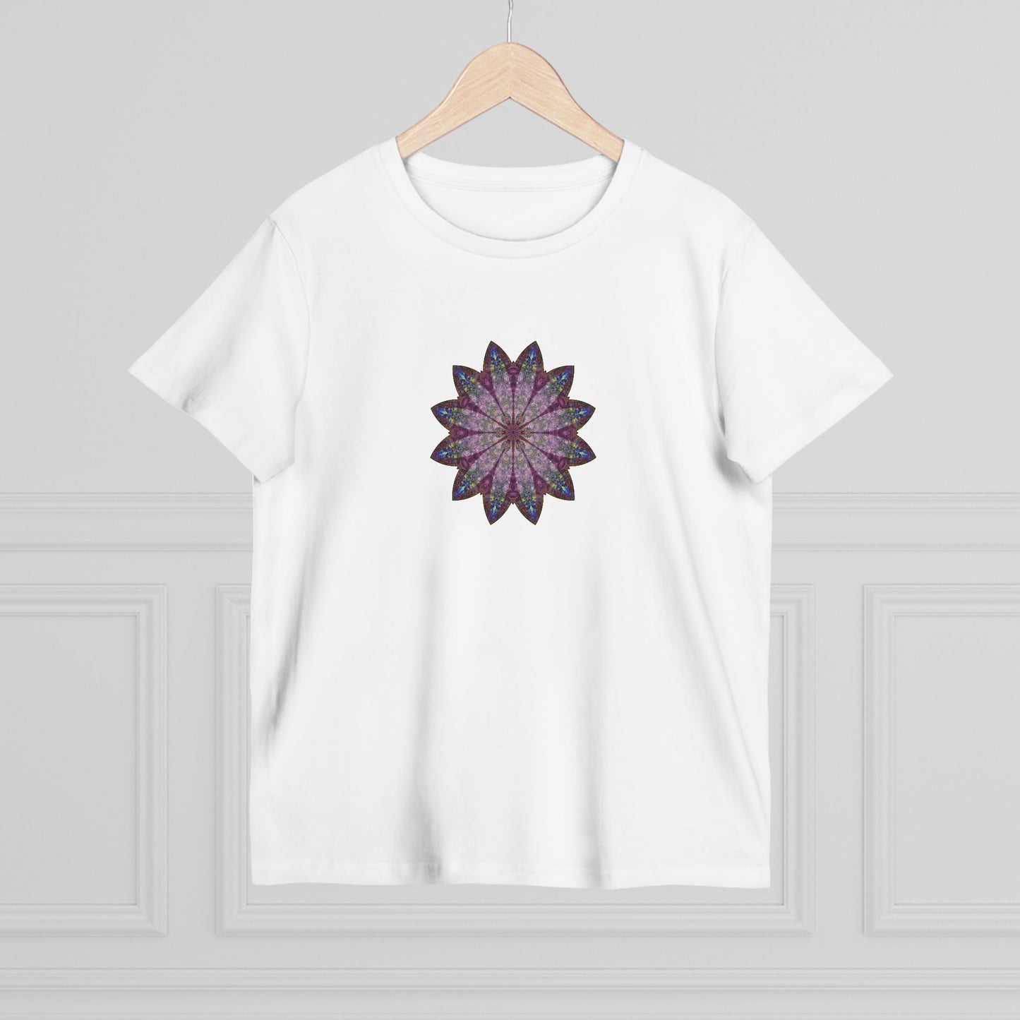 Women’s Maple Tee - Love Light Mandalas No.17
