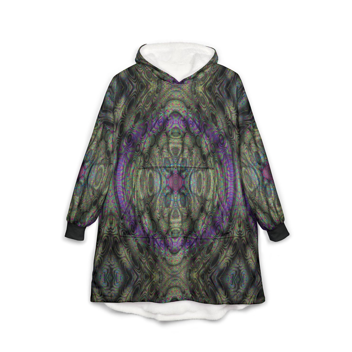 Unisex Hooded Blanket - DMT Seer No. 16