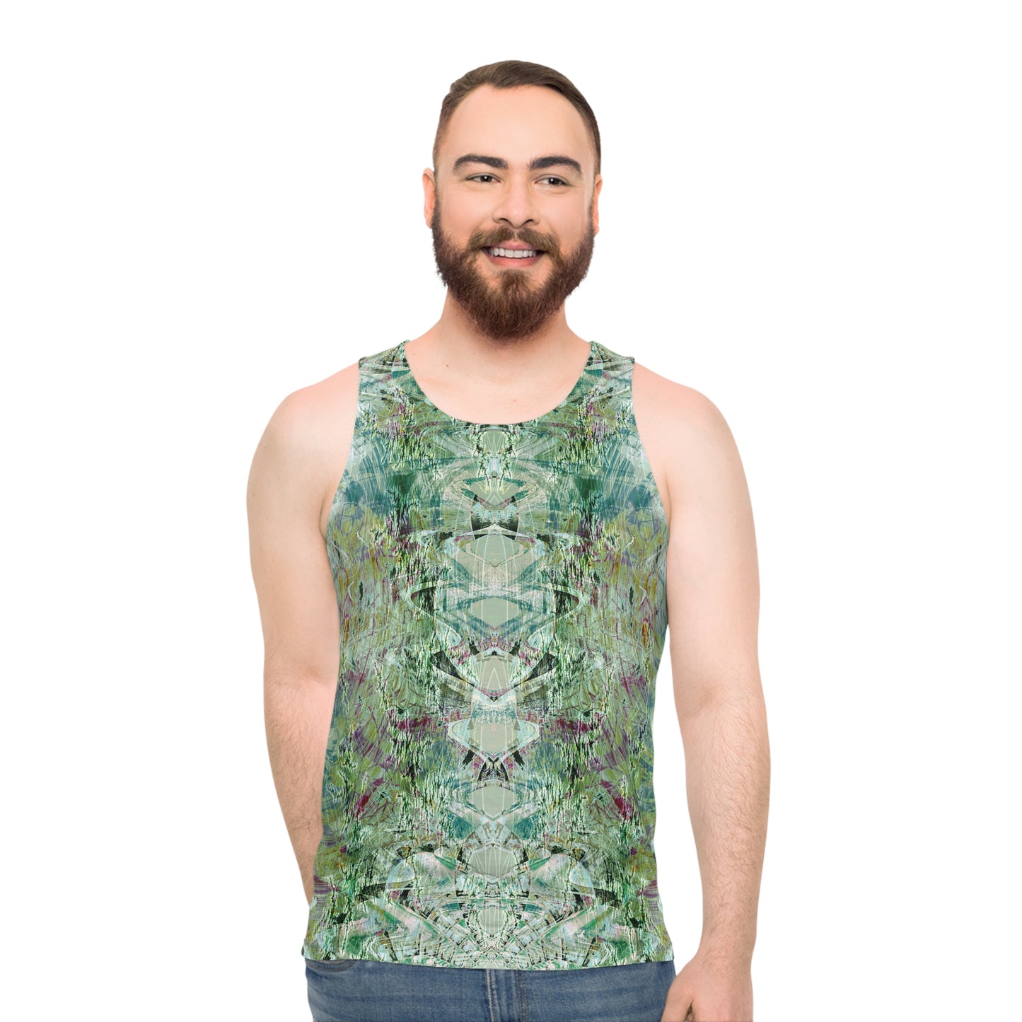 Unisex Tank Top - Love Light Fractals No.7