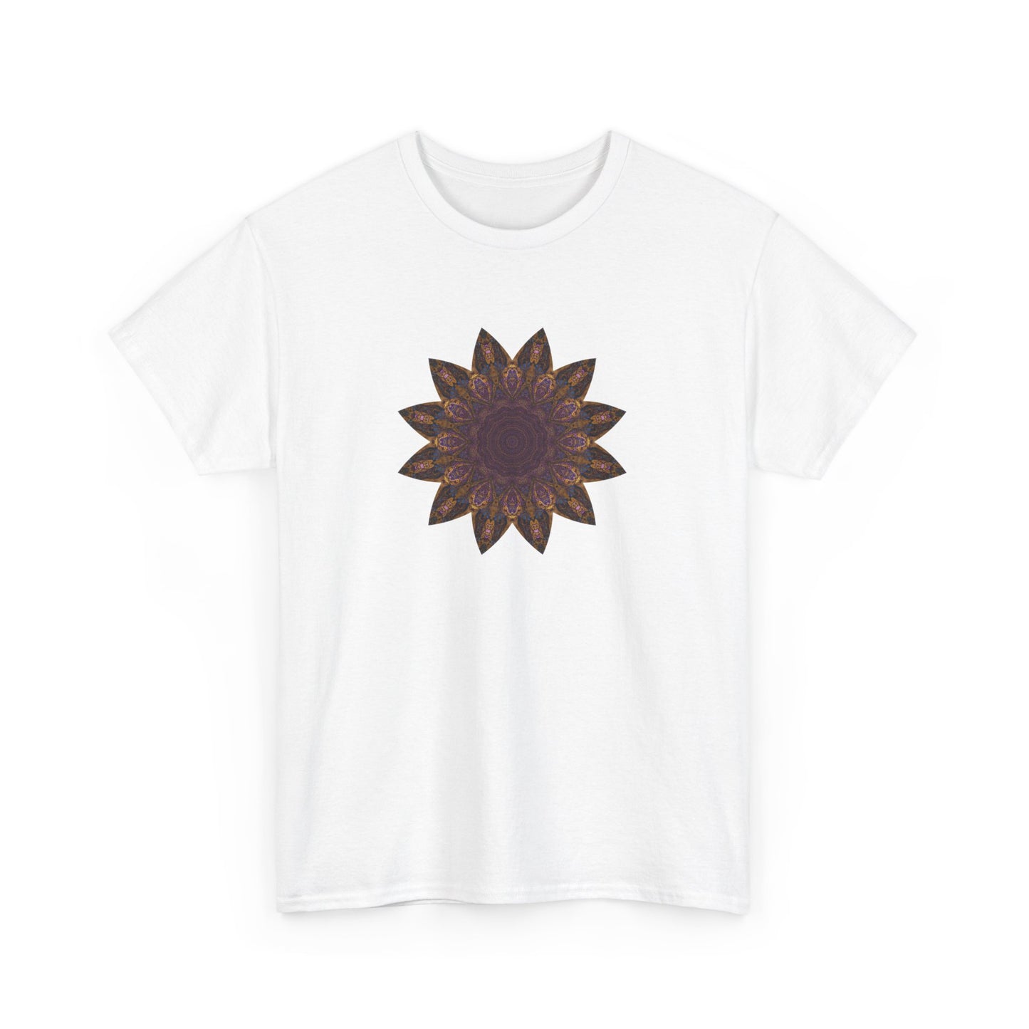 Unisex Heavy Cotton Tee - Love Light Mandalas No.1