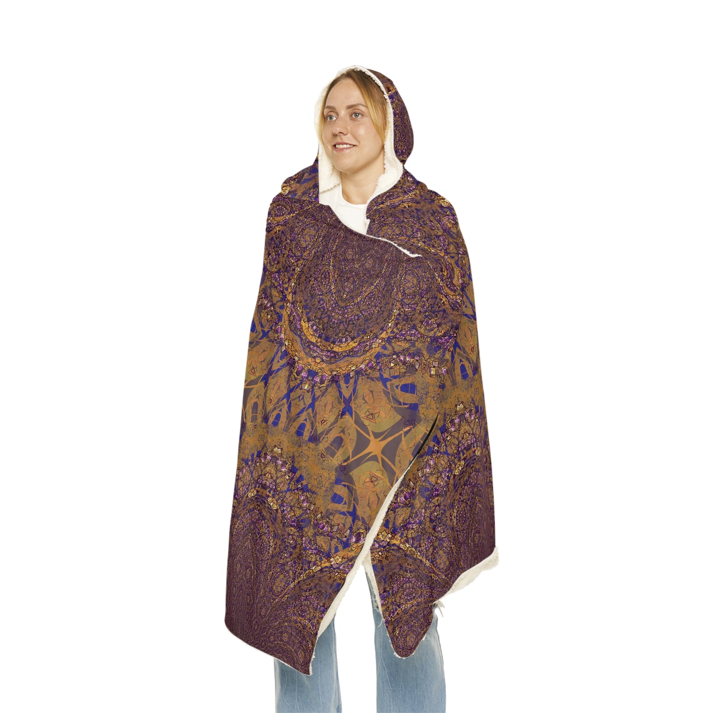 Snuggle Blanket - Love Light Fractals No.9