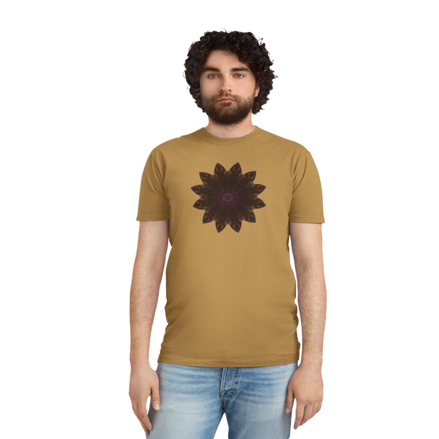 Unisex Faded Shirt - Love Light Mandalas No.12