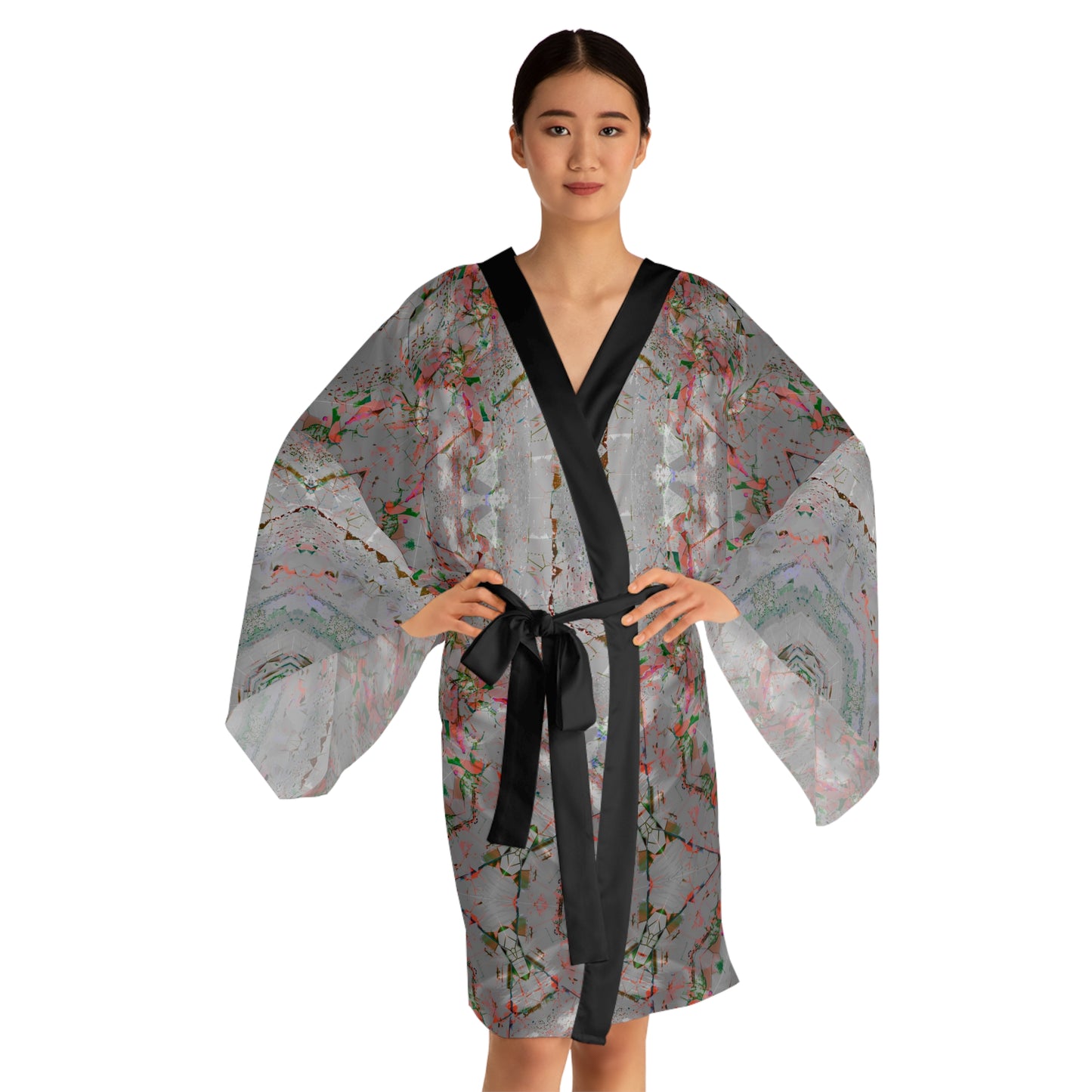 Long Sleeve Kimono Robe - DK Series No.1
