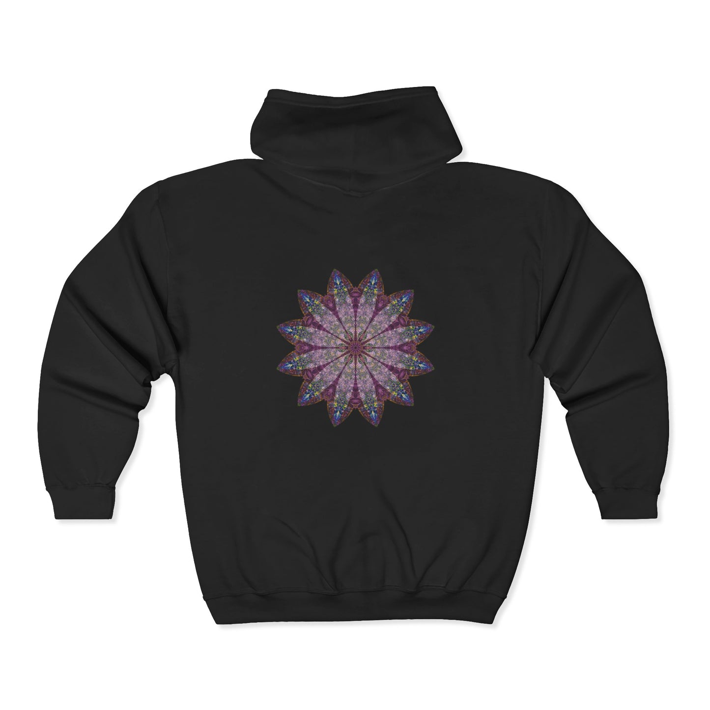 Unisex Heavy Blend™ Full Zip Hooded Sweatshirt - Love Light Mandalas No.17