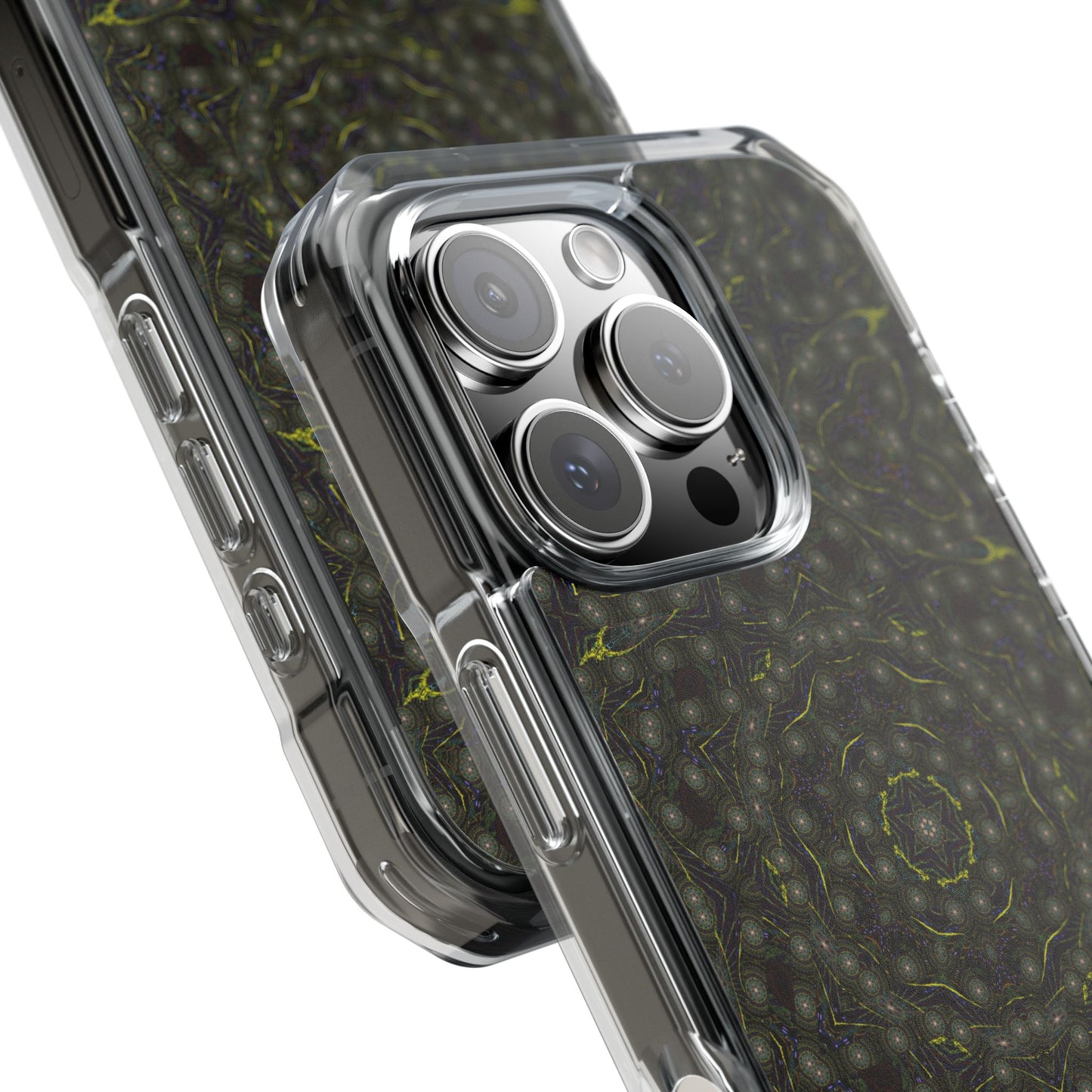 iPhone 16 Magnetic Clear Impact Case - P5 Kaleidoscopic No.2