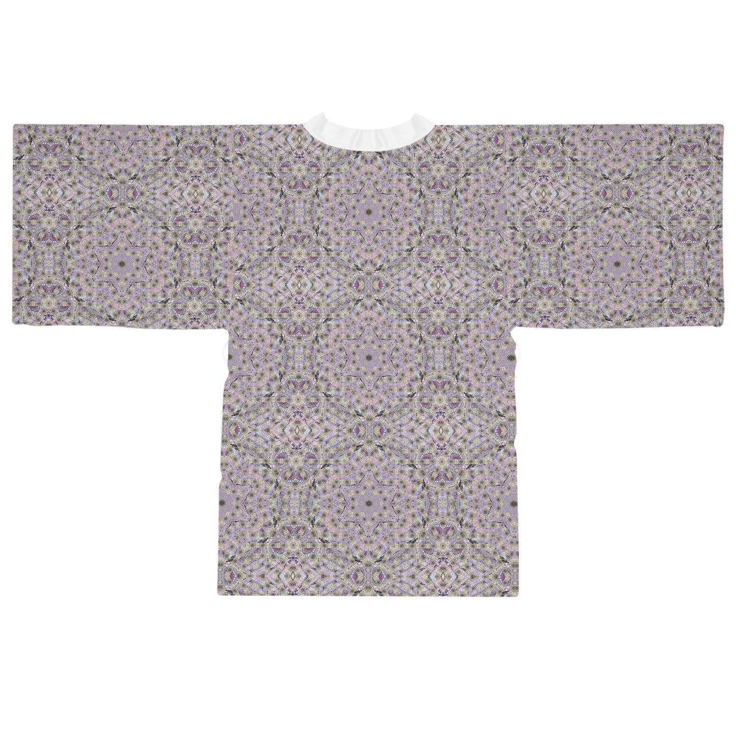 Long Sleeve Kimono Robe - P5 Kaleidoscopic No.23