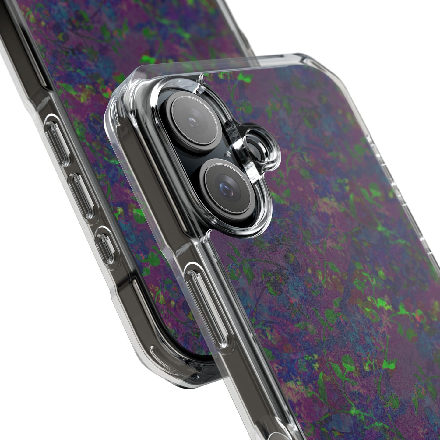 iPhone 16 Magnetic Clear Impact Case - Hidden Weave Series V3 No.23