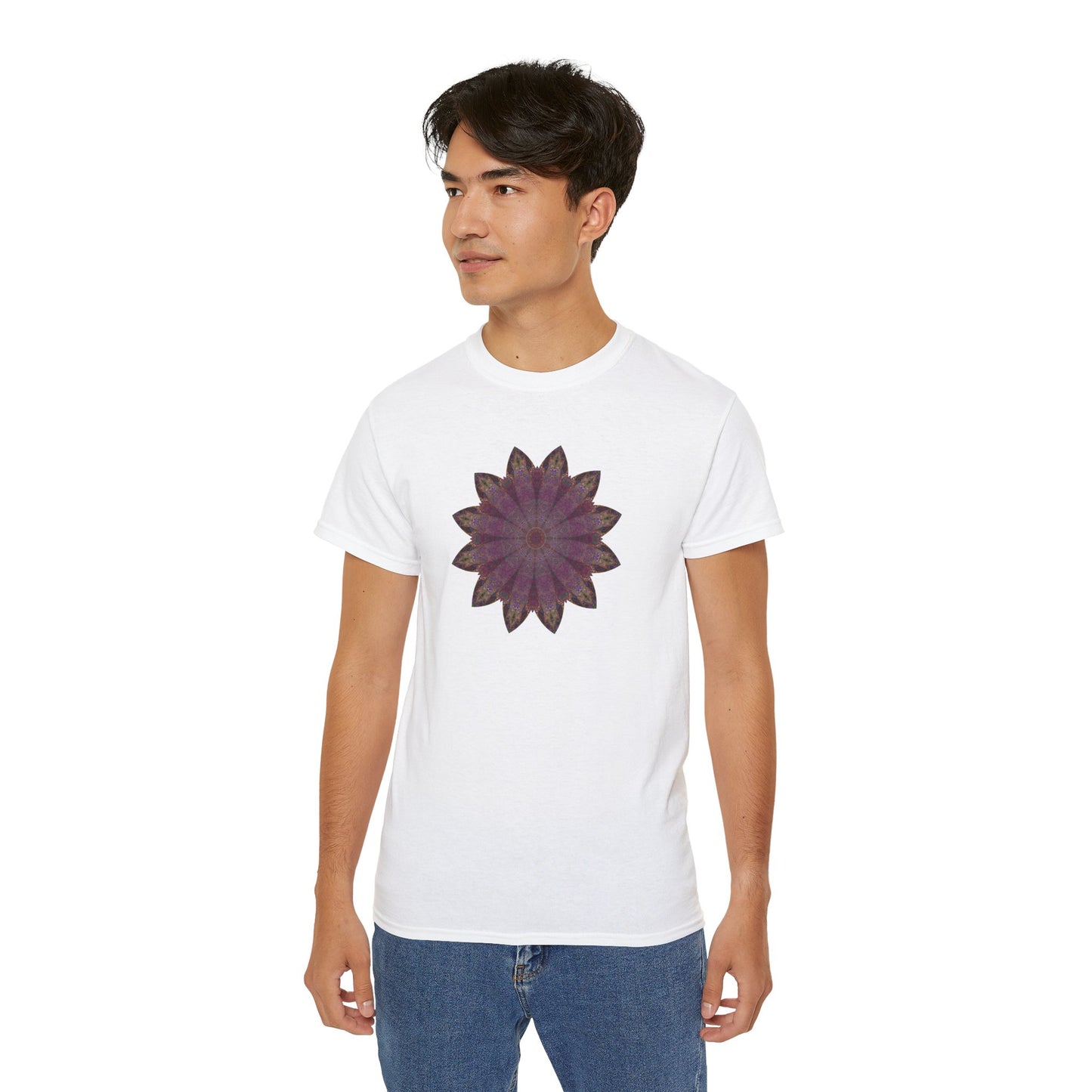 Unisex Ultra Cotton Tee - Love Light Mandalas No.6