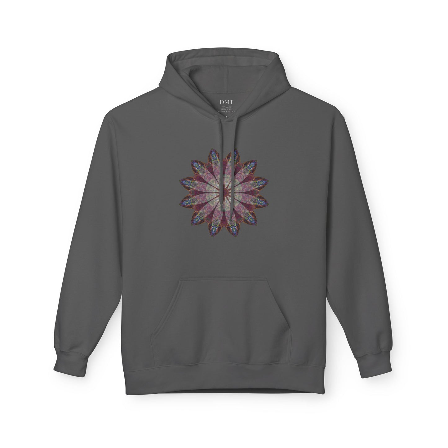Unisex Midweight Softstyle Fleece Hoodie - Love Light Mandalas No.9