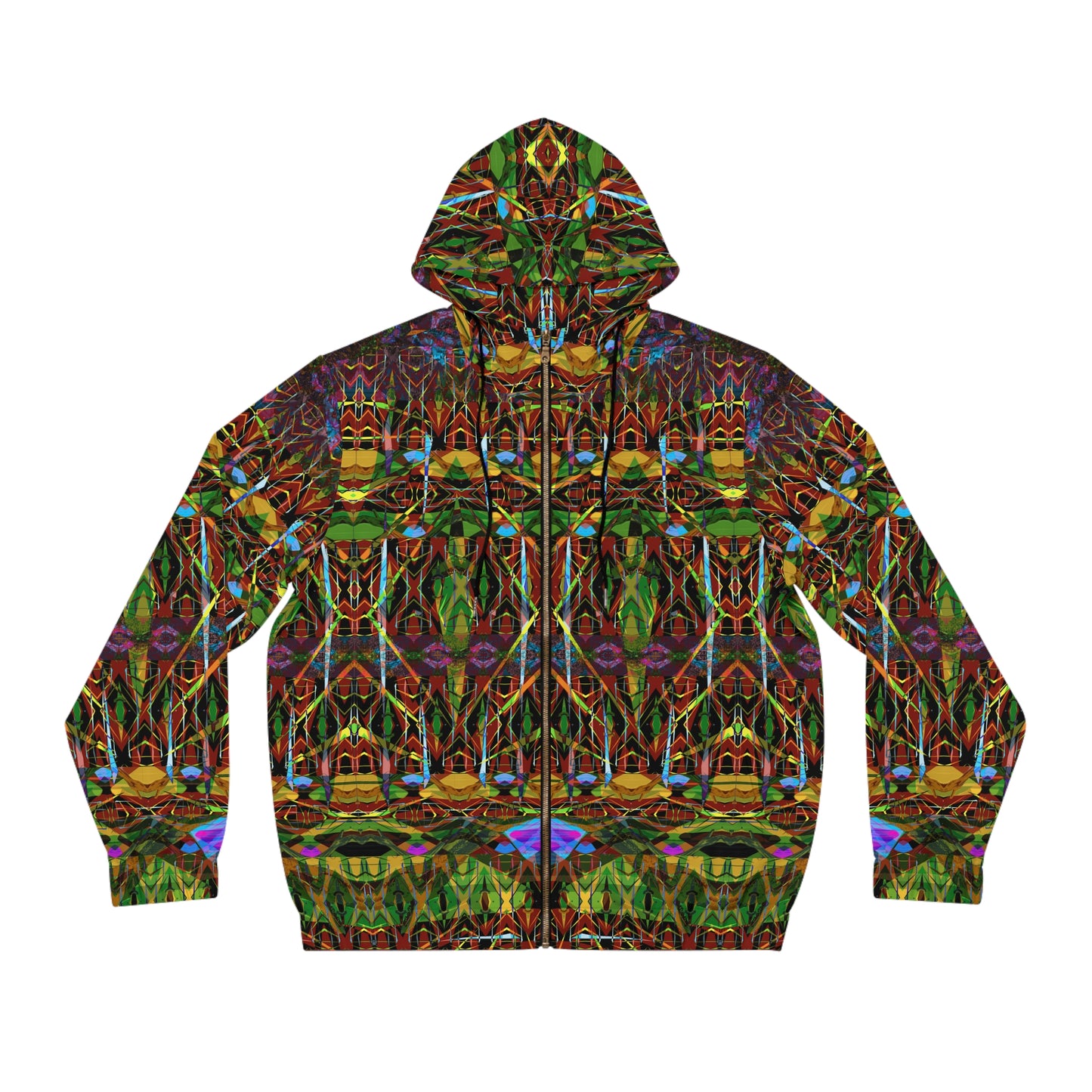 Men's Full-Zip Hoodie - Mandala Series No.5