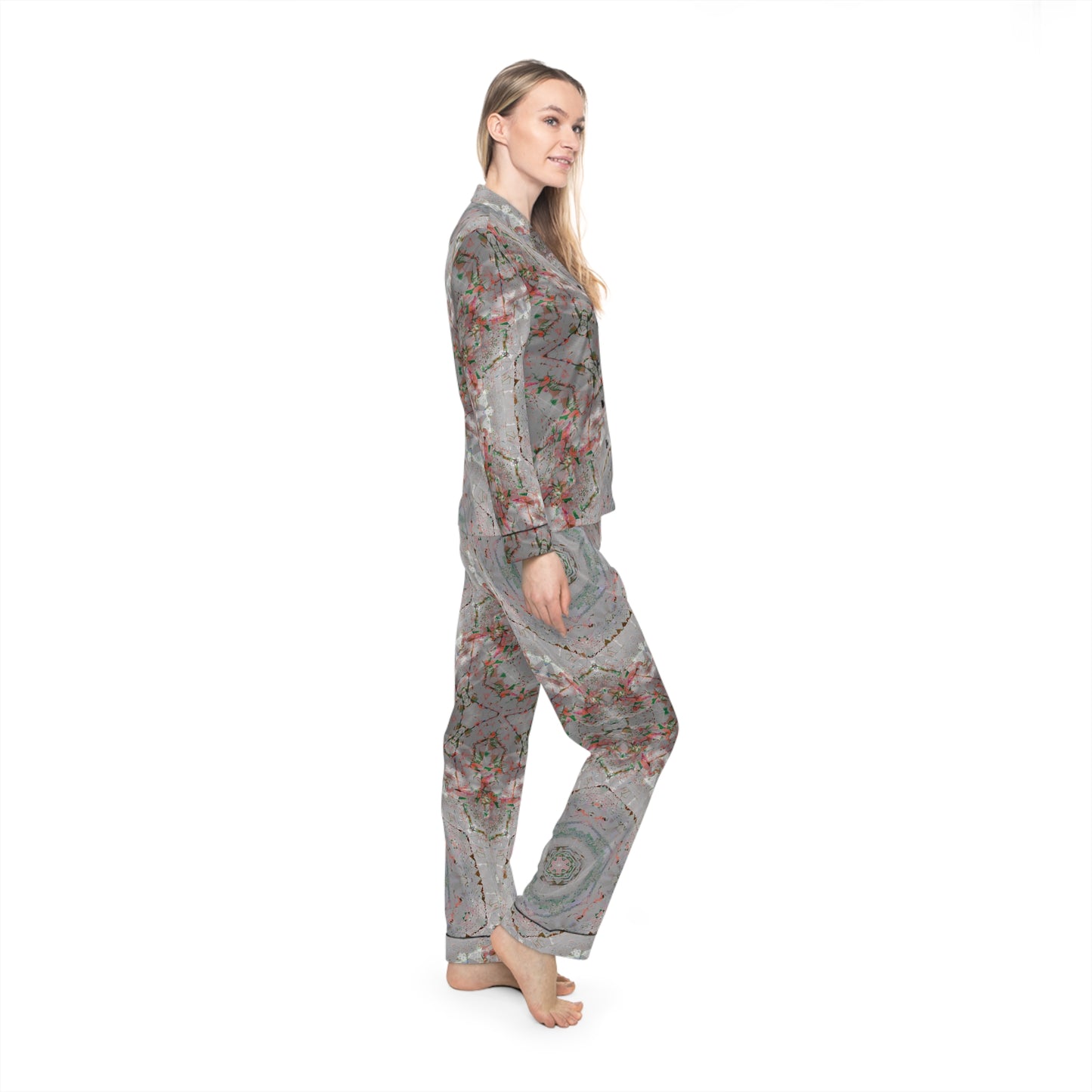 Women's Satin Pajamas - DK Series No.1