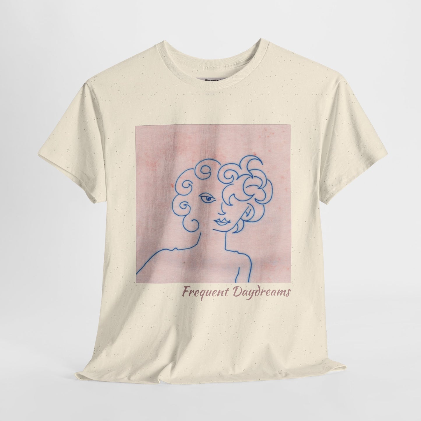 Unisex Heavy Cotton Tee - Frequent Daydreams Sketch No.47