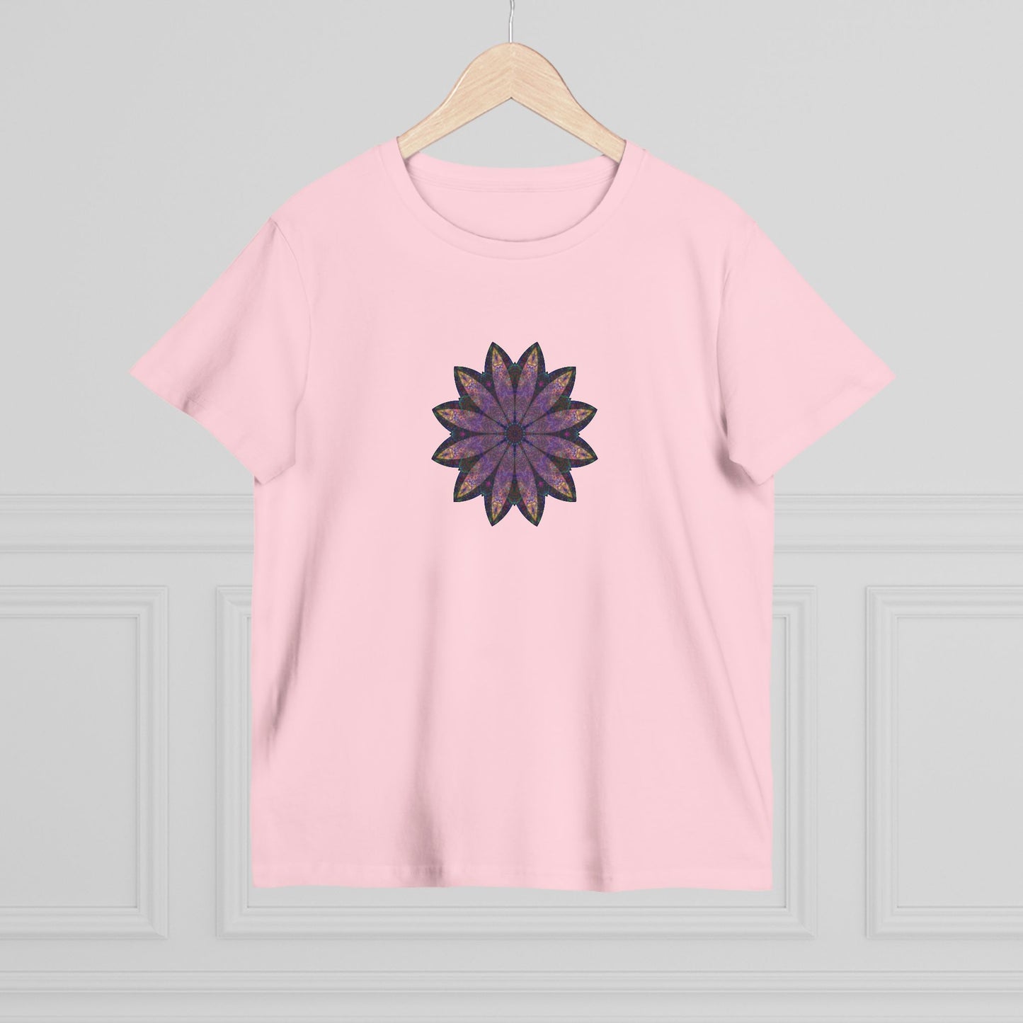 Women’s Maple Tee - Love Light Mandalas No.24